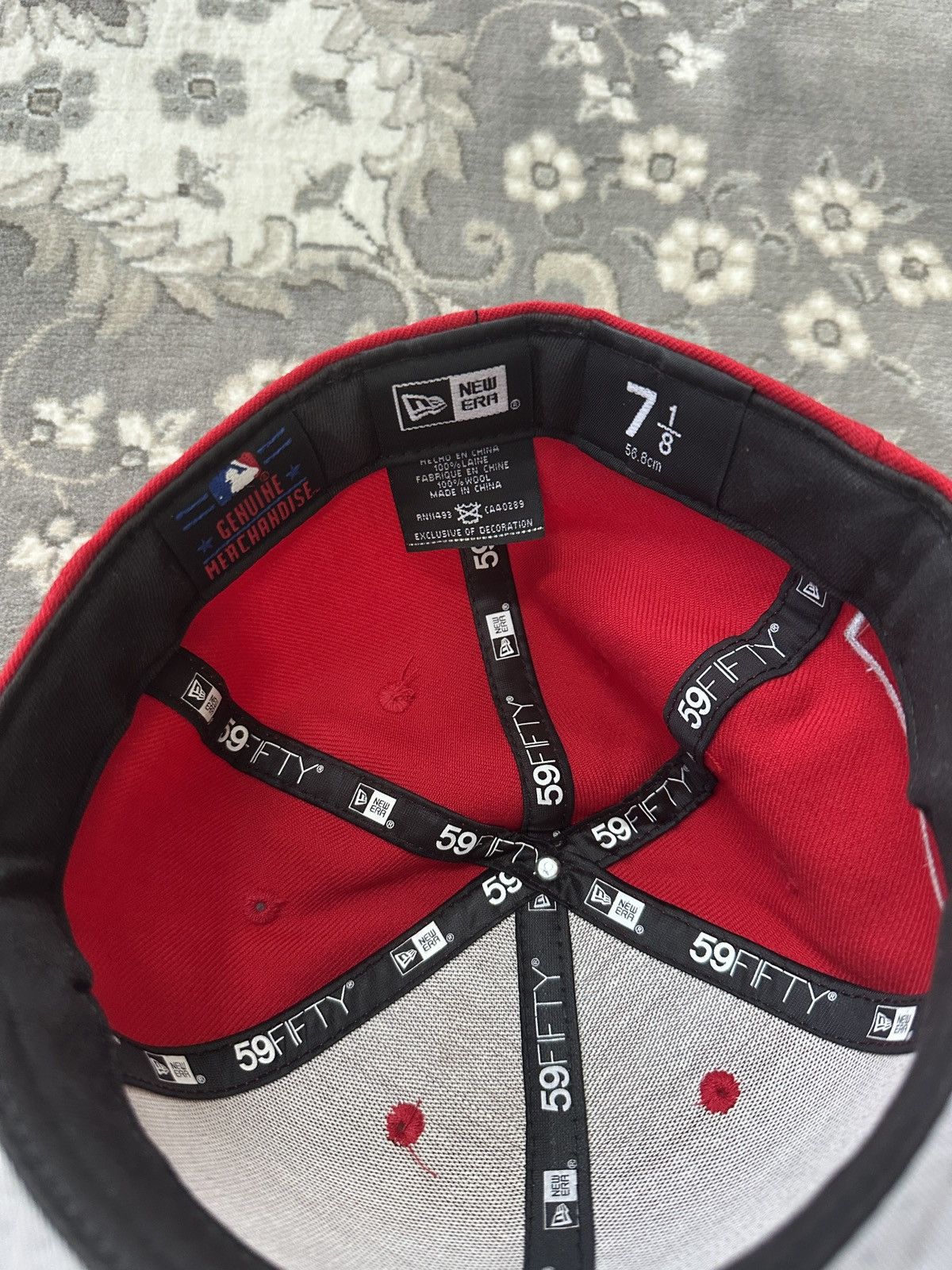 New Era Phillies Hat Size 7 1/8 Size ONE SIZE - 6 Thumbnail