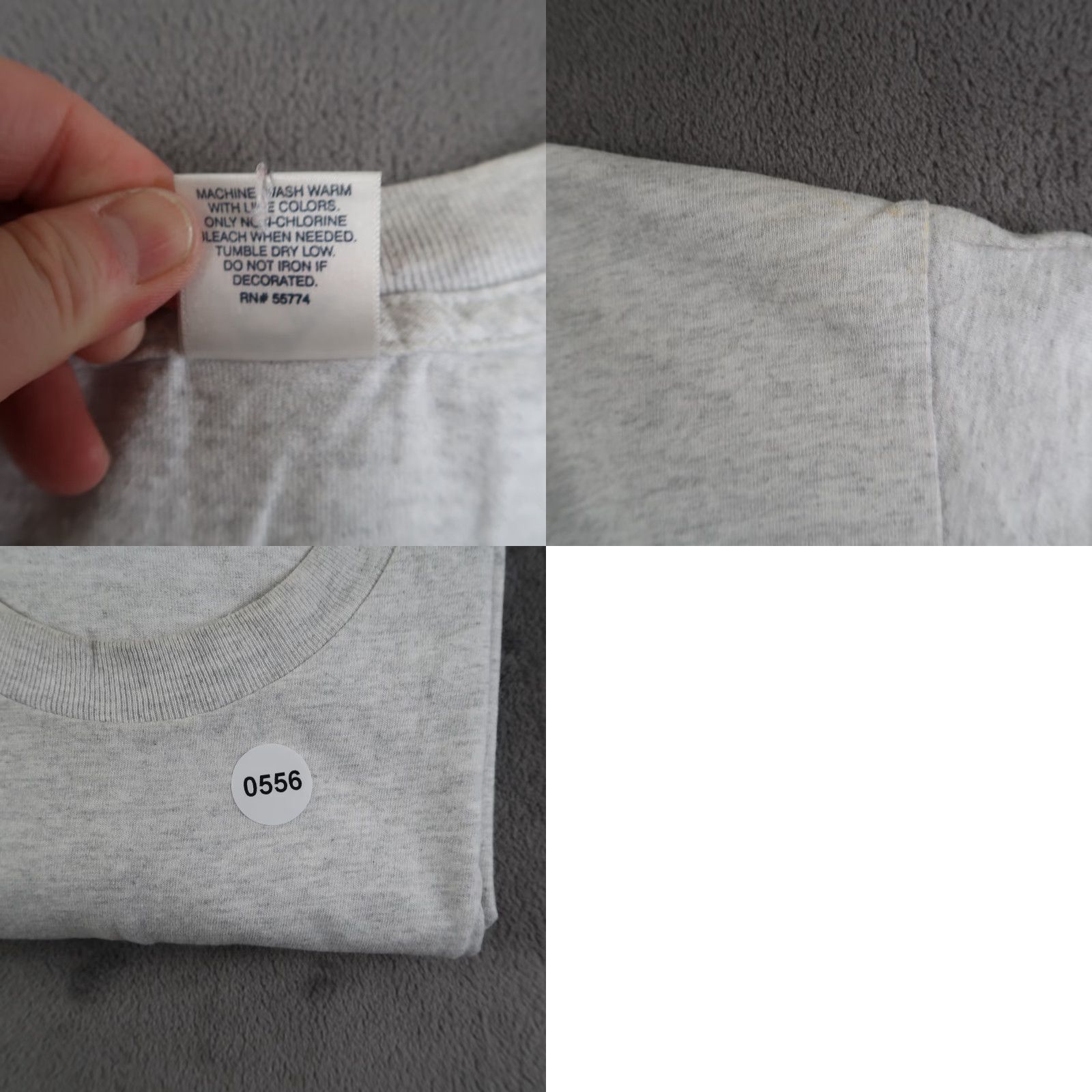 AAA VINTAGE Nike Air Gray T Shirt Mens 90s Cotton Short Sleeve Size L Large Crew Neck Graphic Print 2000s Size US L / EU 52-54 / 3 - 8 Thumbnail