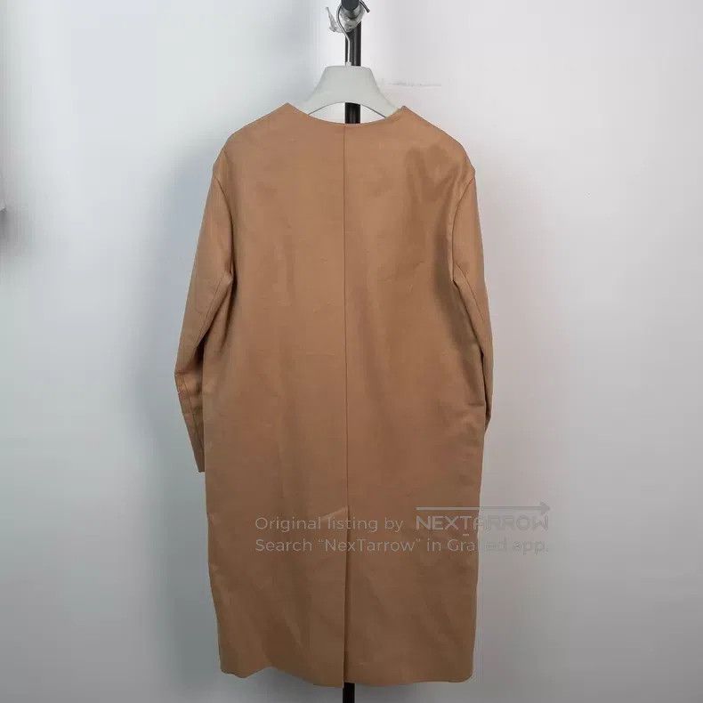 Hermes Hermes Linen Coat - Brown Size XXS / US 00 / IT 34 - 2 Thumbnail