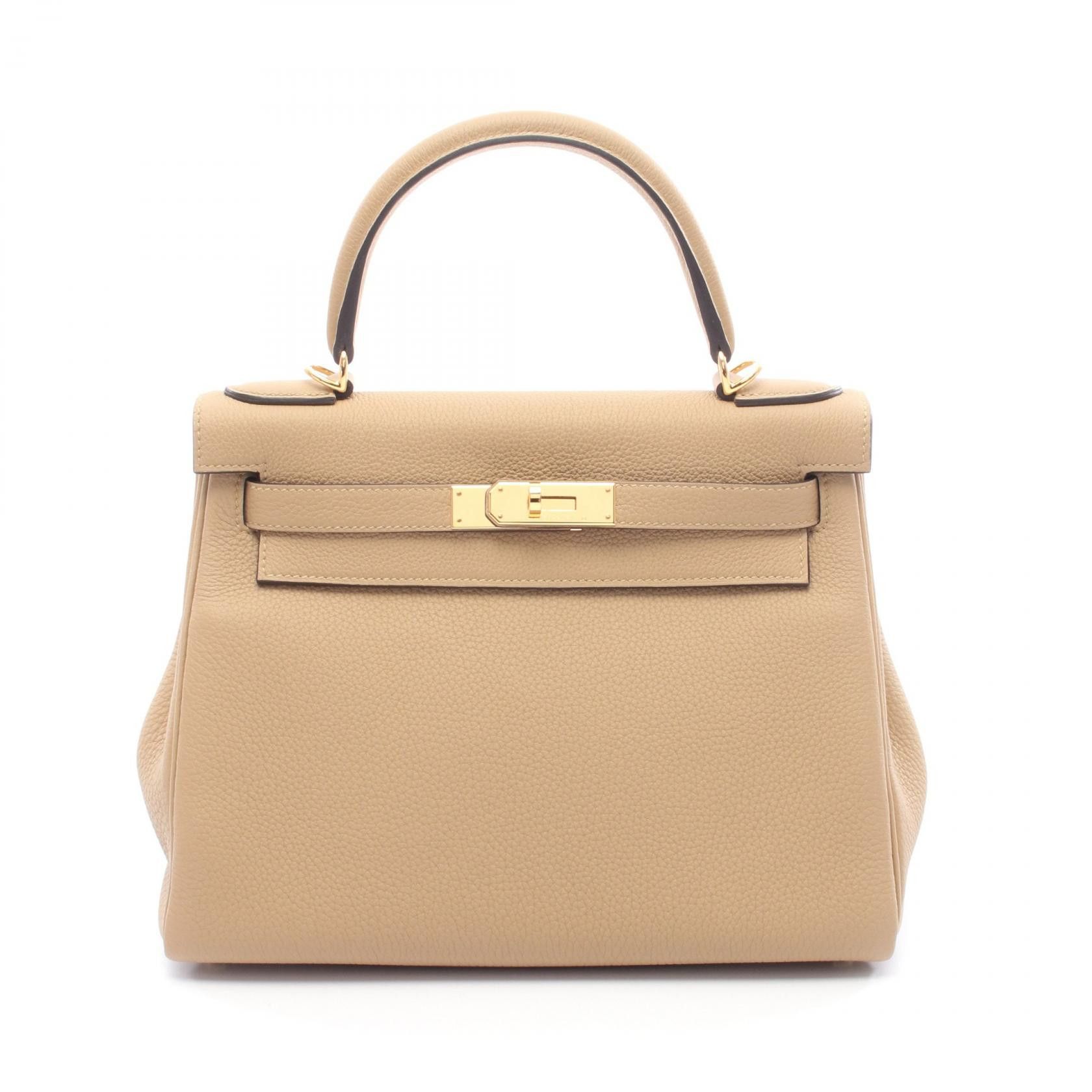 Hermes Hermes Hermes Kelly28 Togo Handbag Leather Handbag K DUTY FREE for USA Size ONE SIZE - 1 Thumbnail