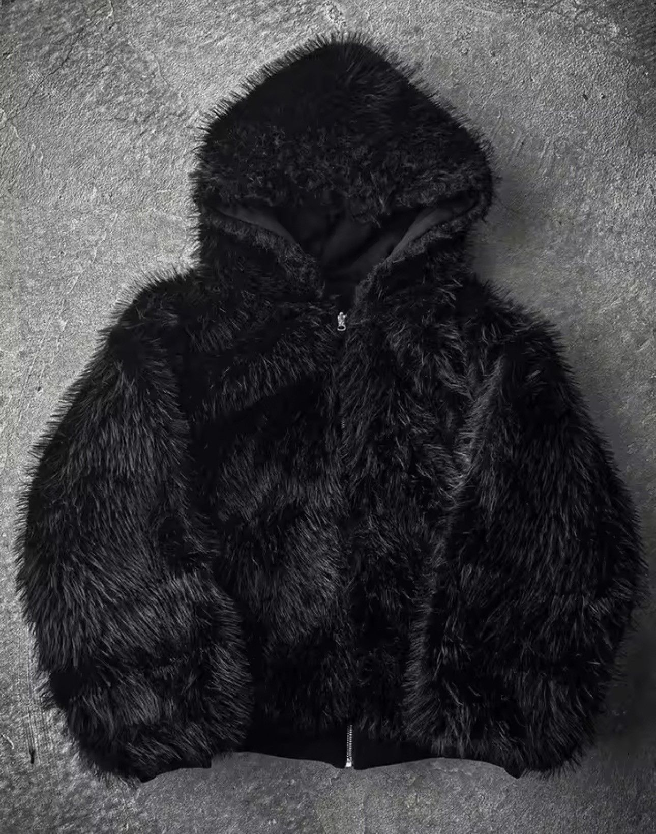 Japanese Brand corruptkid fur zip | Grailed
