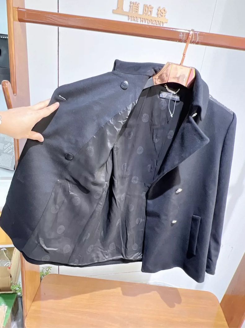Versace Versace Men's jacket with double row silver buckle Size US S / EU 44-46 / 1 - 4 Thumbnail