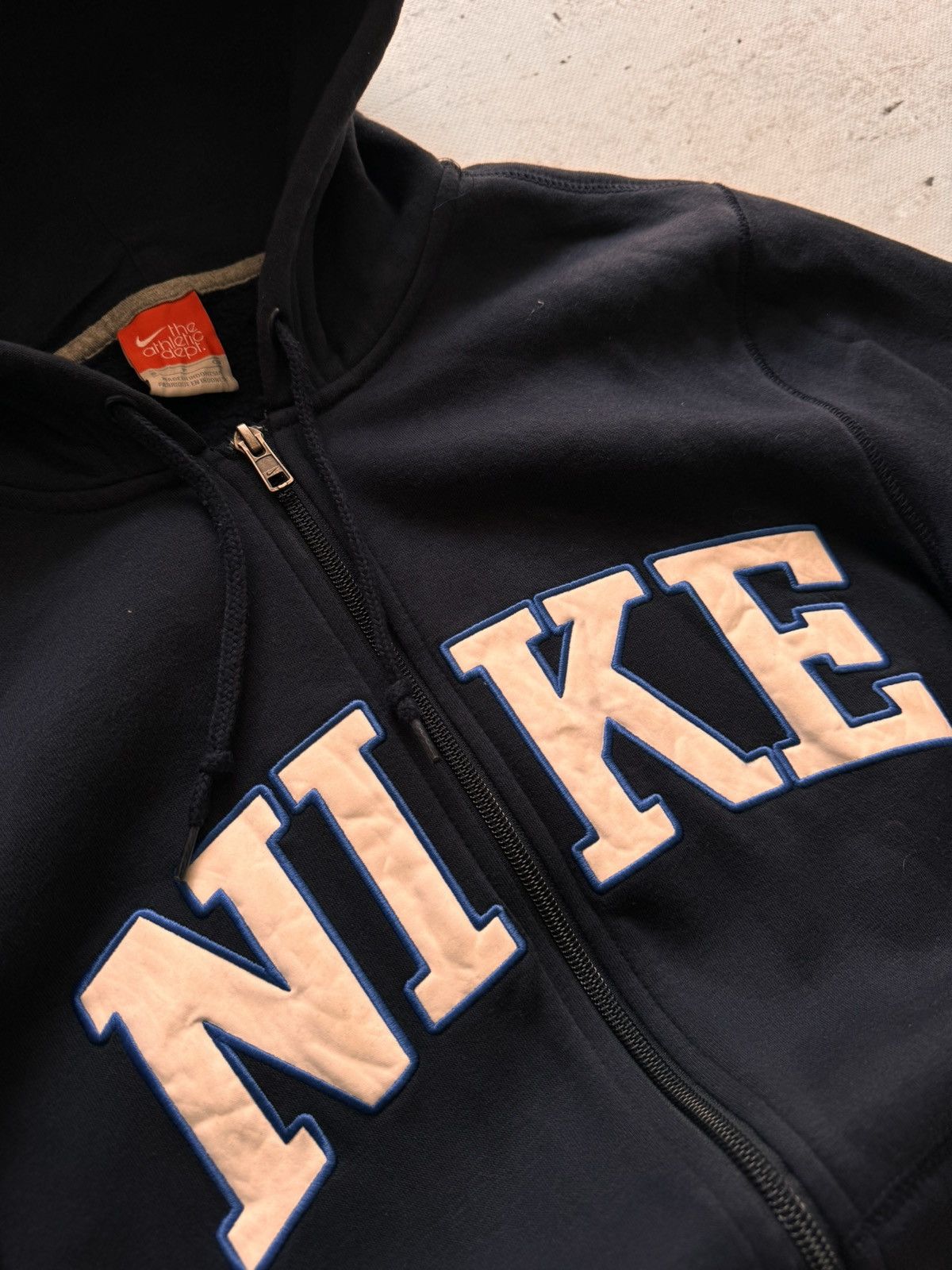 Nike × Vintage NIKE VINTAGE CENTER LOGO OVERSIZE BOXY ZIP HOODIE Size US S / EU 44-46 / 1 - 5 Thumbnail