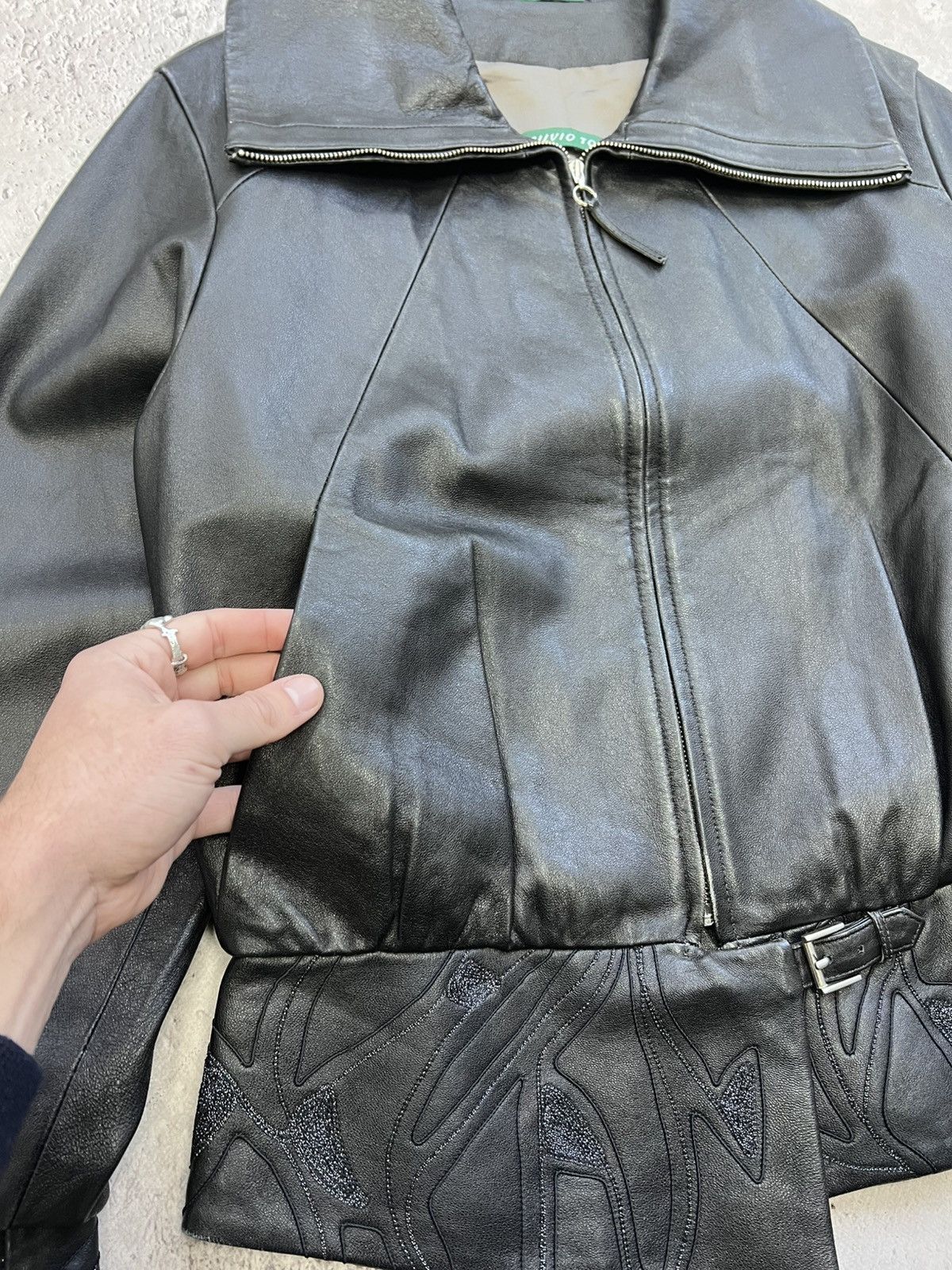If Six Was Nine × Japanese Brand × Le Grande Bleu (L.G.B.) Semanticdesign Fur jacket y2k leather IfSixWasNine LGB Style Size US M / EU 48-50 / 2 - 5 Thumbnail