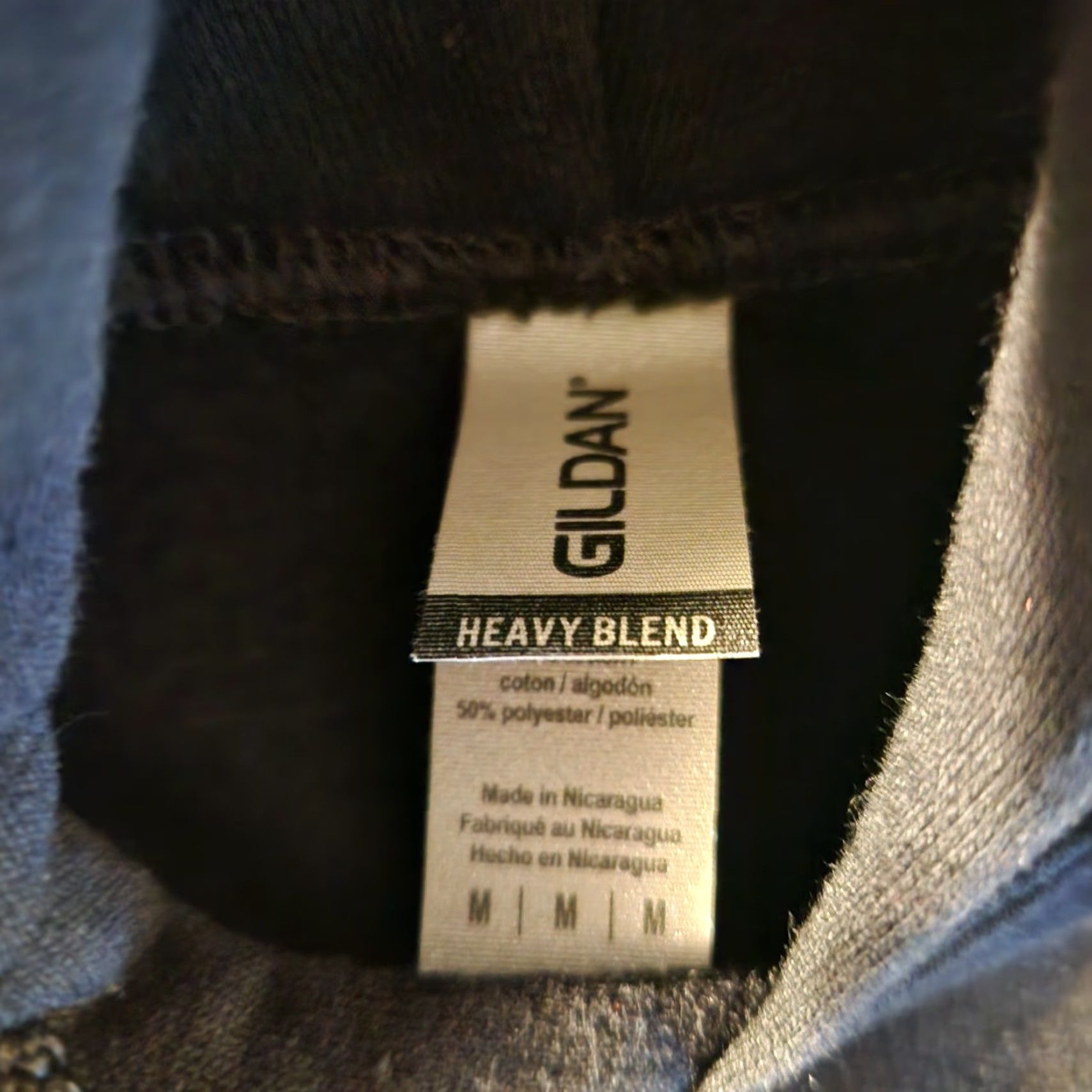 Gildan Gildan Heavy Blend Hoodie Mens Medium Black Fish Lures Musky Sweatshirt Pullover Hooded Sweatshirt Fishing Tackle Size US M / EU 48-50 / 2 - 7 Thumbnail