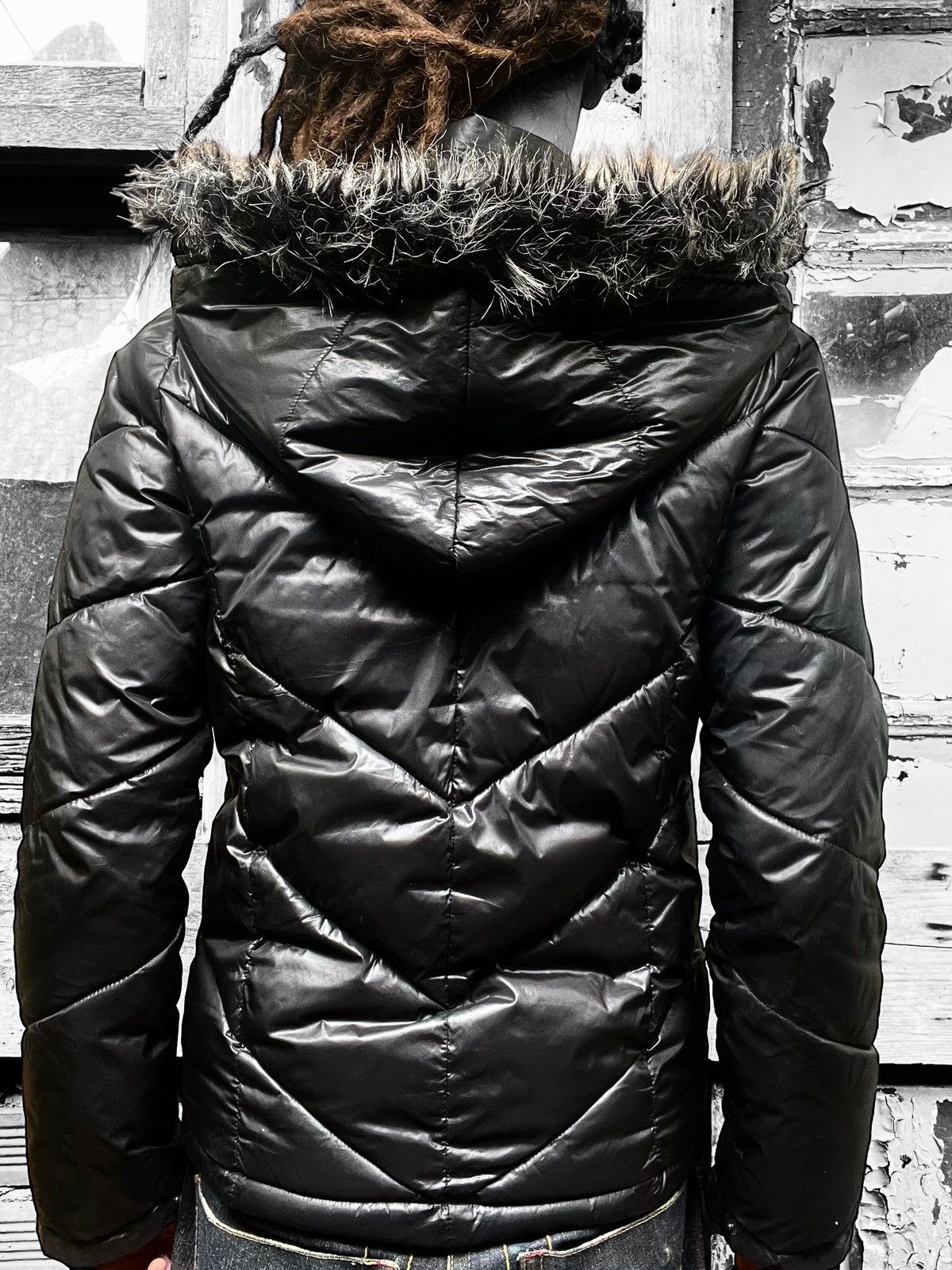 GOSTAR DE FUGA 2000s Fuga Avant-Garde Fur Puffer Jacket Size US L / EU 52-54 / 3 - 5 Thumbnail