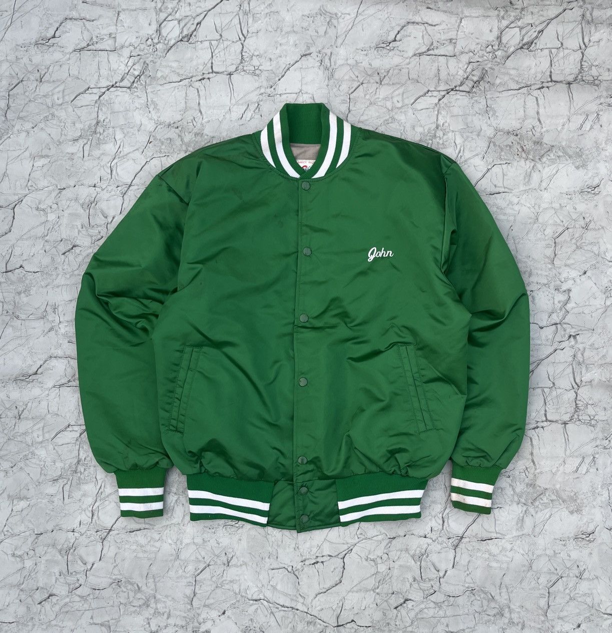 Vintage Vintage Green Gorga Athletic Coaches Jacket Size US XL / EU 56 / 4 - 1 Thumbnail