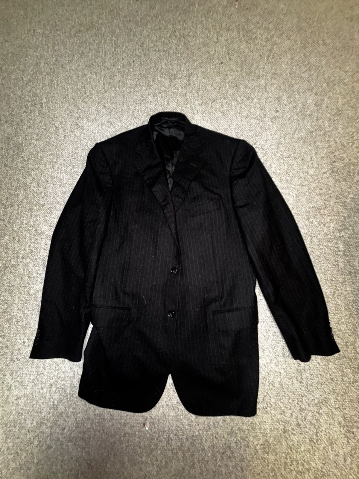 Corneliani Corneliani Pinstripe Blazer: Wool/Cashmere – 54R IT / 44R US Size 44R - 1 Thumbnail