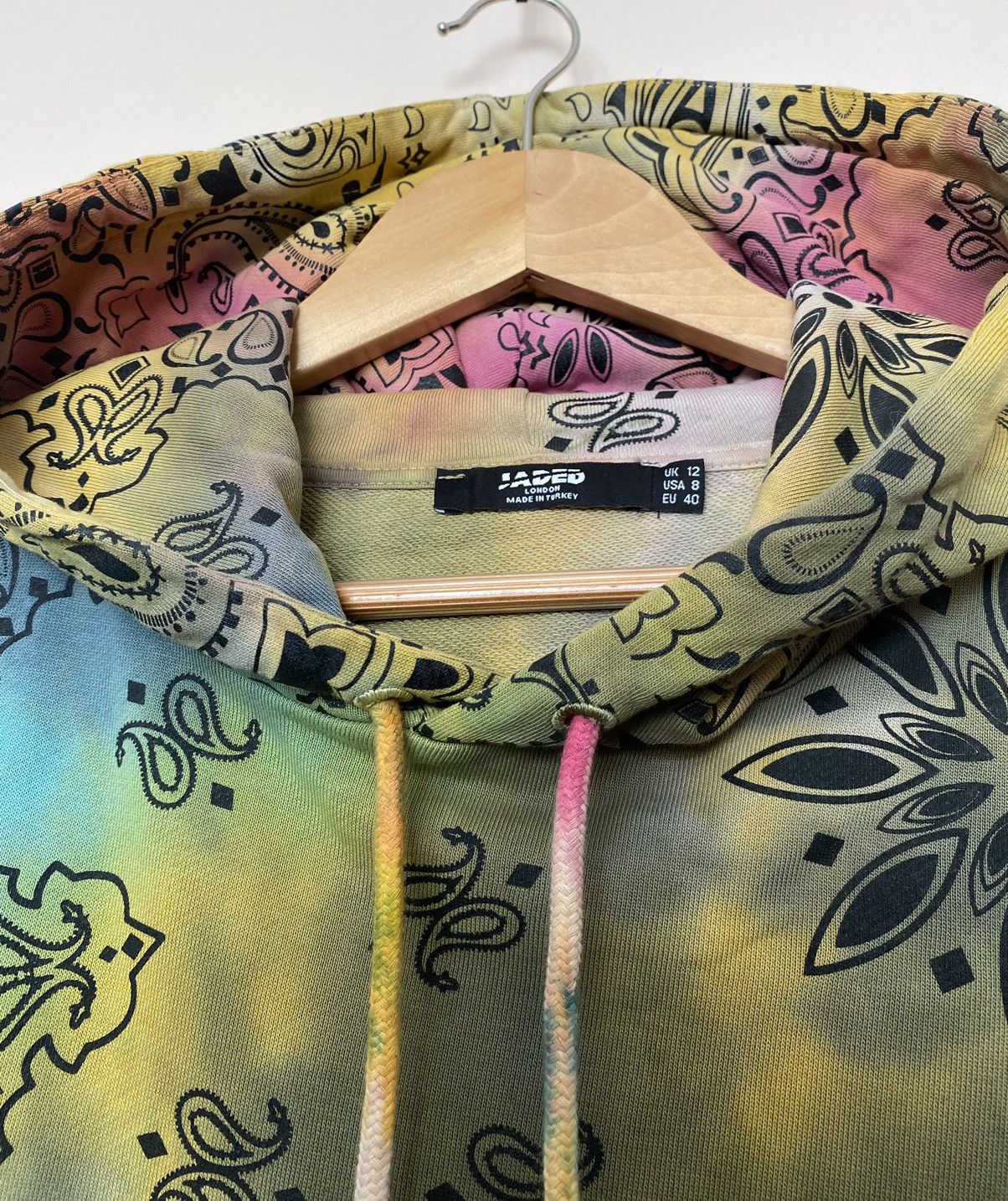 Jaded London 🔥JADED LONDON MULTICOLOR OVERSIZE ED HARDY STYLE HOODIE Size US M / EU 48-50 / 2 - 3 Thumbnail