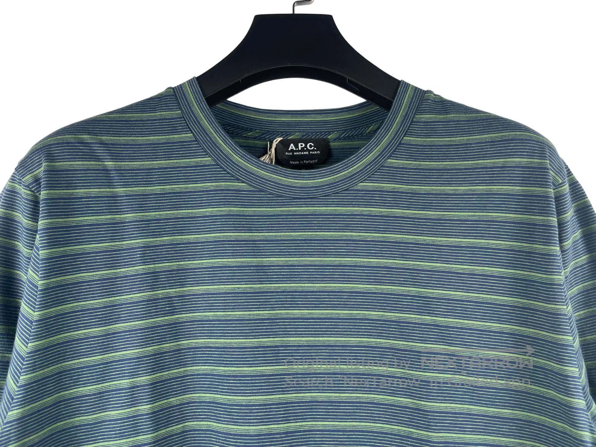 A.P.C. A.P.C Striped Short Sleeve Size US XL / EU 56 / 4 - 3 Thumbnail