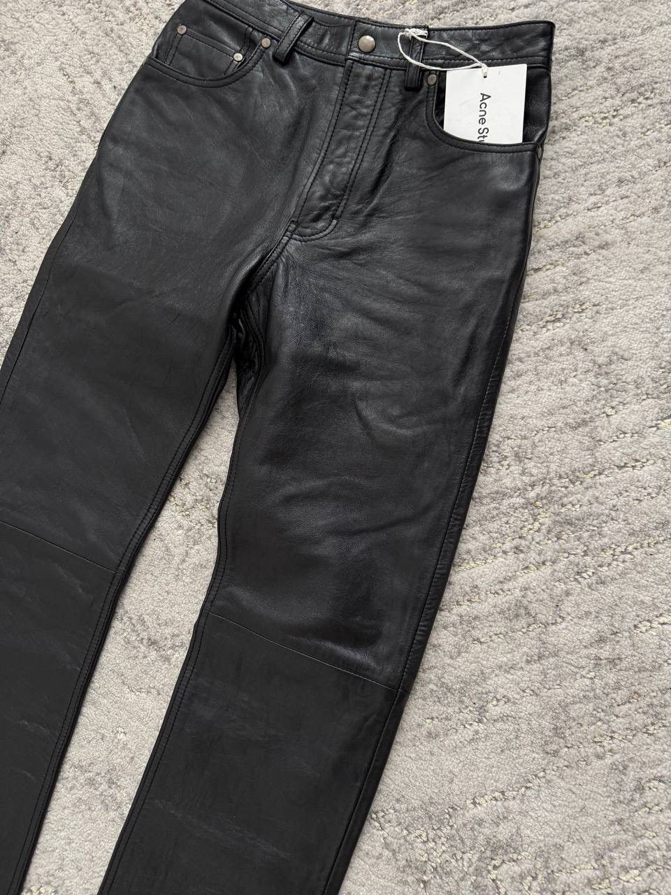 Acne Studios Acne Studios Archive 5-Pocket Leather Trousers Size 34" / US 12 / IT 48 - 2 Thumbnail