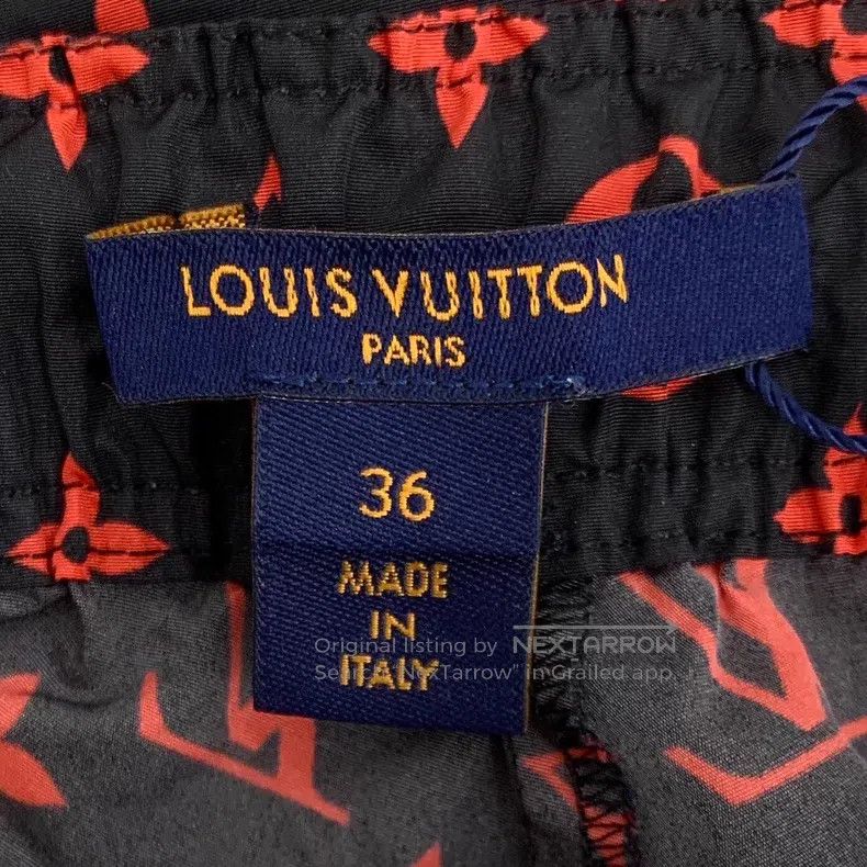Louis Vuitton Louis Vuitton Monogram Crimson logo full print drawstring Size US 36 / EU 52 - 5 Thumbnail