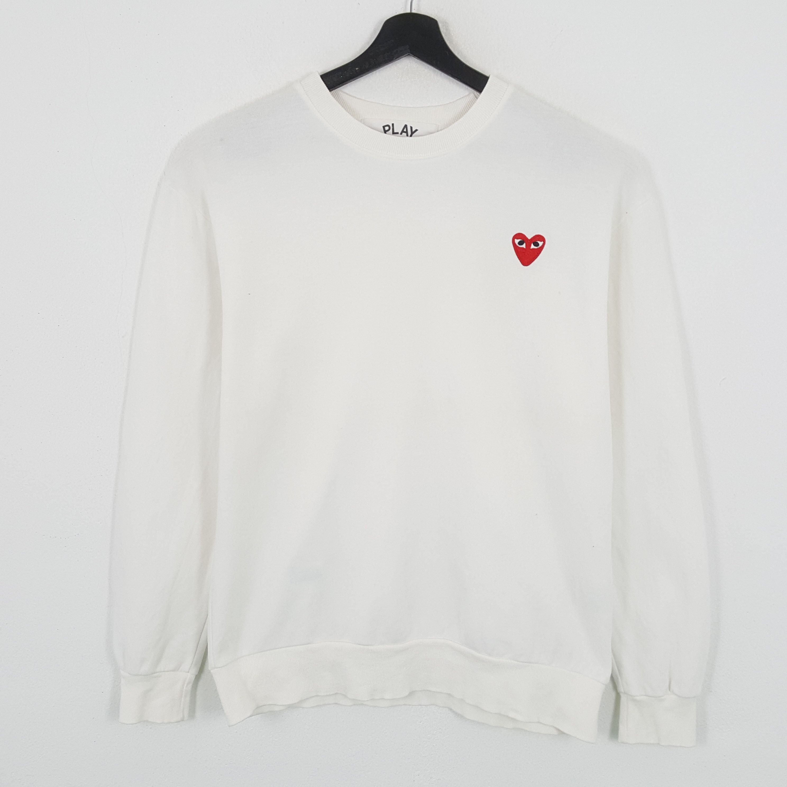 PLAY COMME DES GARCONS Small Logo Design Sweatshirt