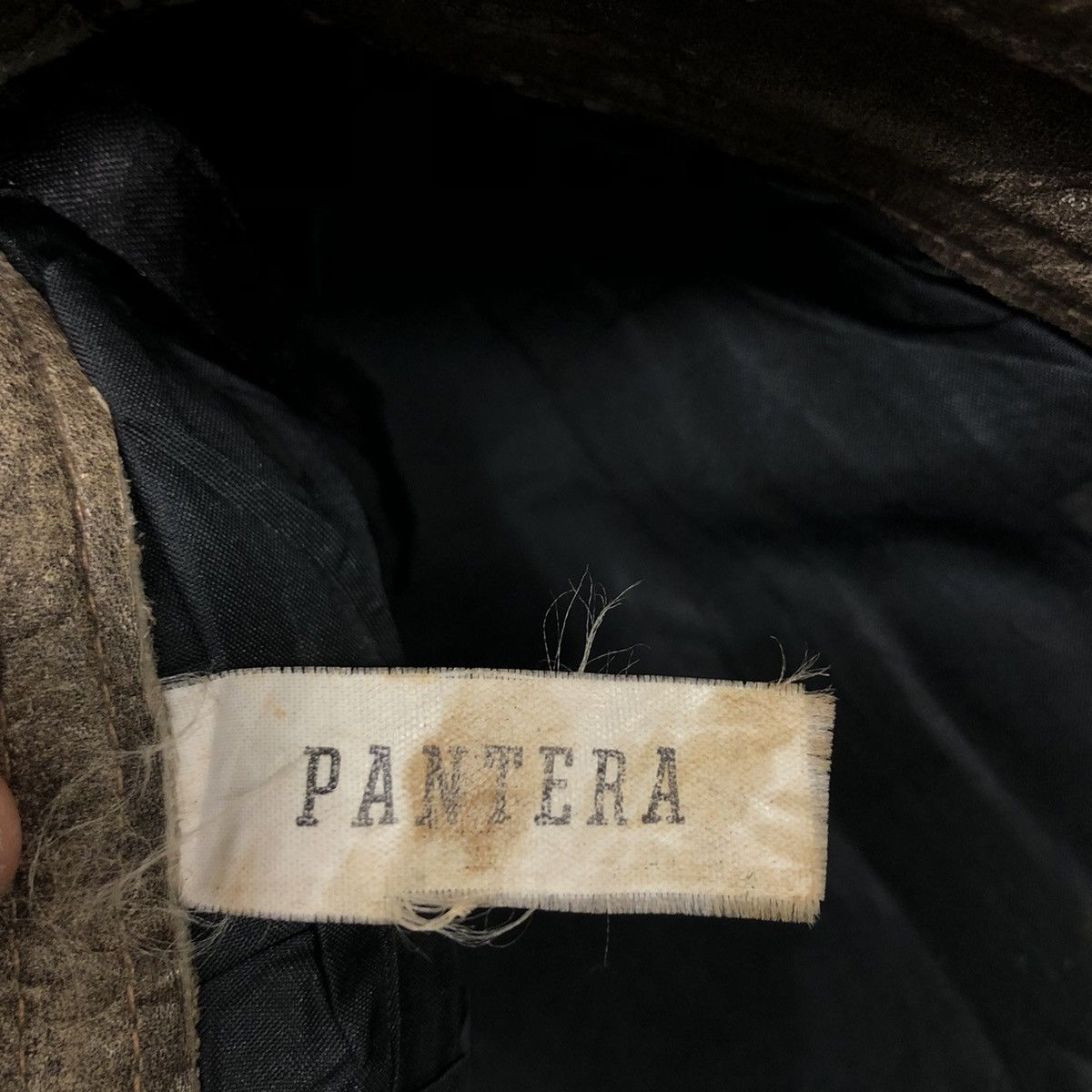 Genuine Leather 📌Vintage Leather Biker Pants Pantera Cowboy Issey Miyake Size US 30 / EU 46 - 16 Thumbnail