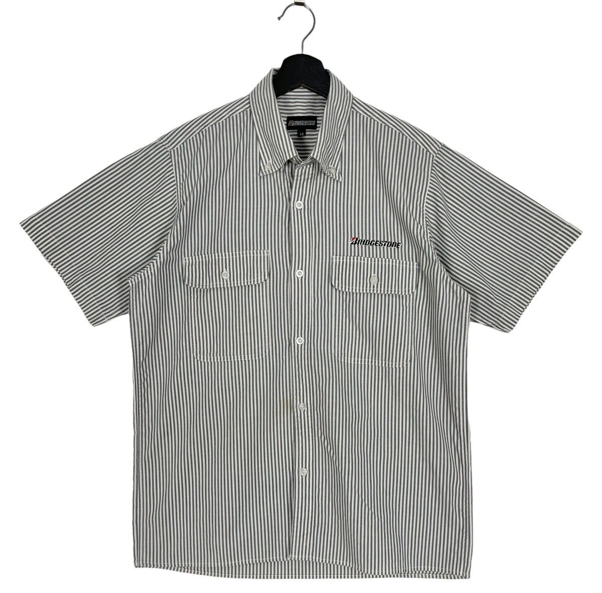 Japanese Brand × Vintage Vintage Bridgestone Button Down Size US M / EU 48-50 / 2 - 1 Thumbnail