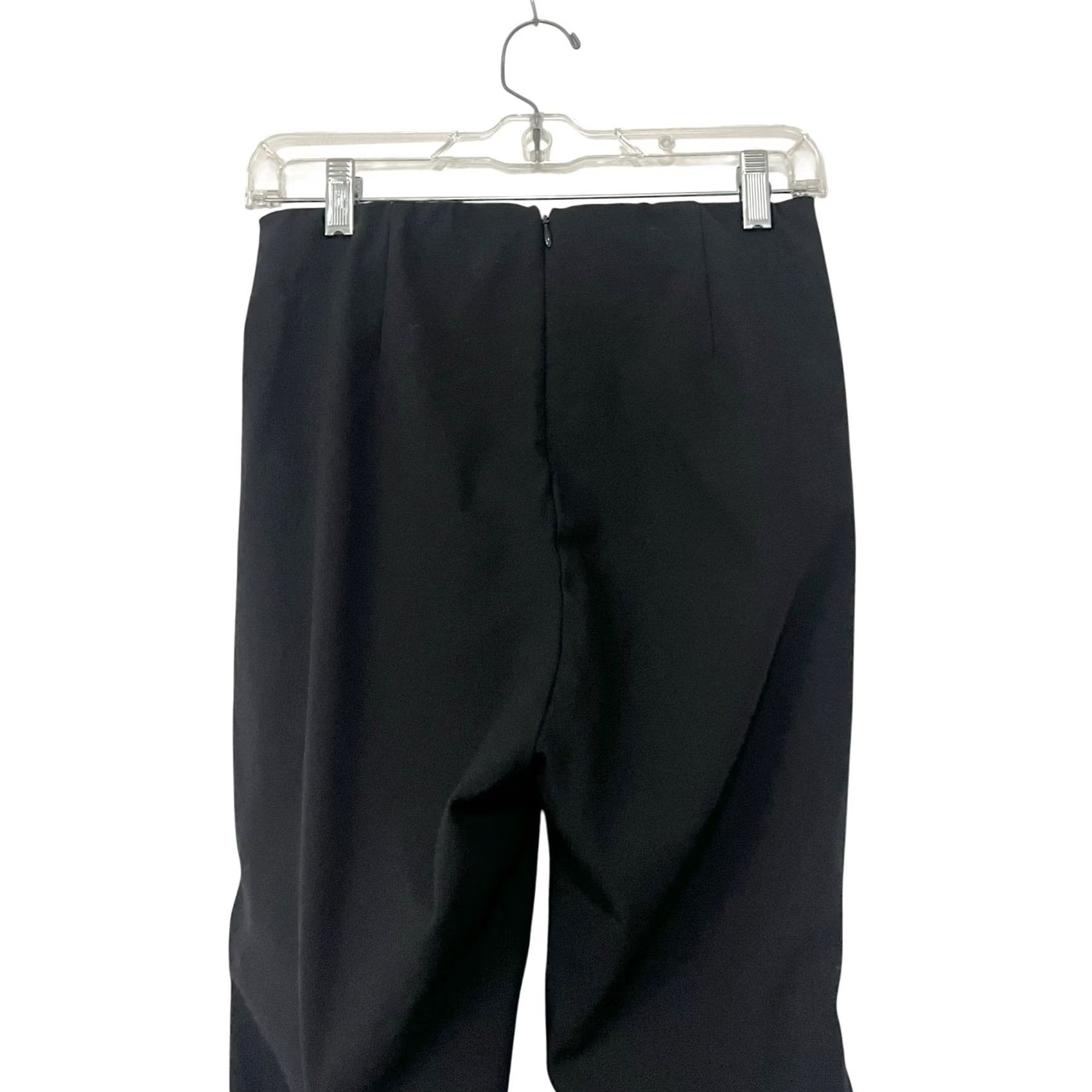 Rag & Bone Rag & Bone Pants Womens 6 Black Skinny Slim Back Zip Tapered Ankle Trousers Shirt? Size 27" / US 4 / IT 40 - 4 Thumbnail