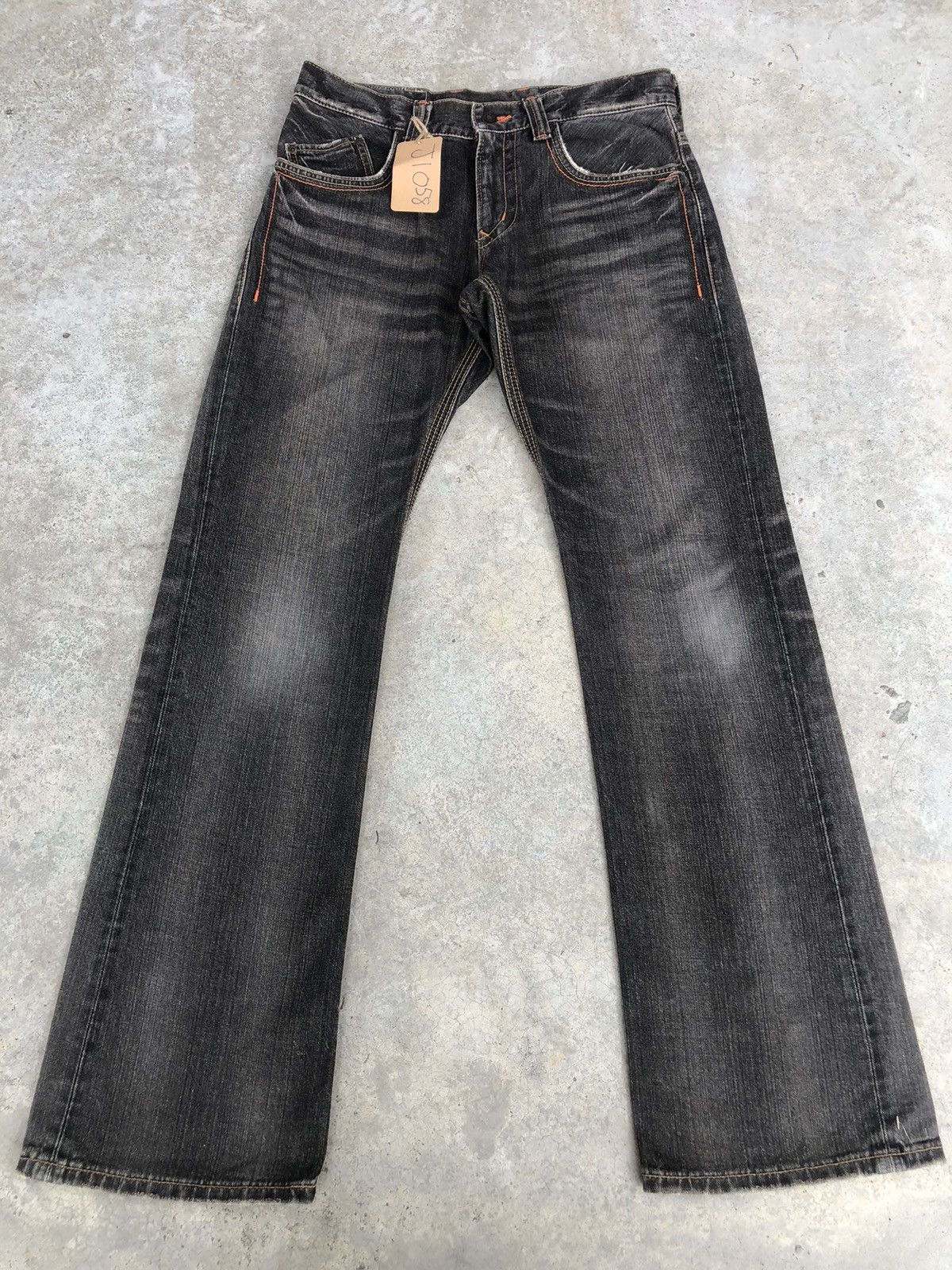 If Six Was Nine Japanese Edwin XV Flared Jeans Distressed buckle back jeans Size US 32 / EU 48 - 2 Thumbnail