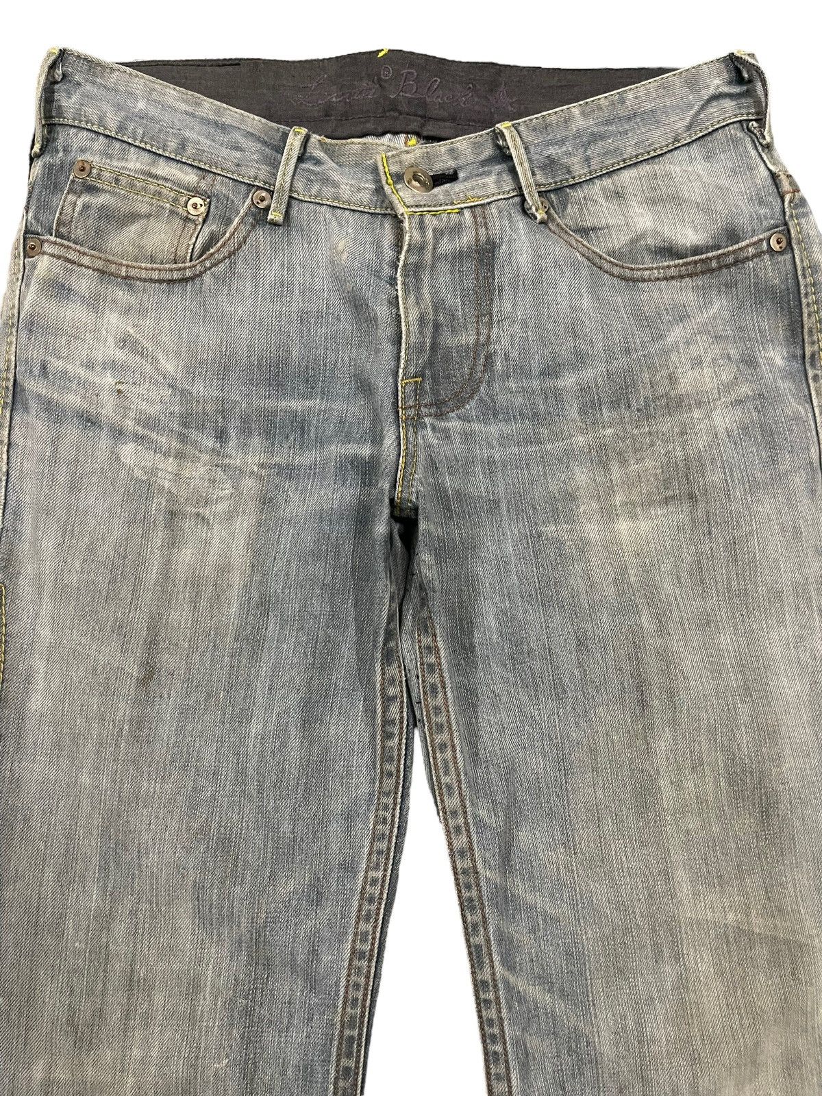 Levi's Vintage 90s Levis Blue Wash Distress Style Jeans Size US 30 / EU 46 - 3 Thumbnail