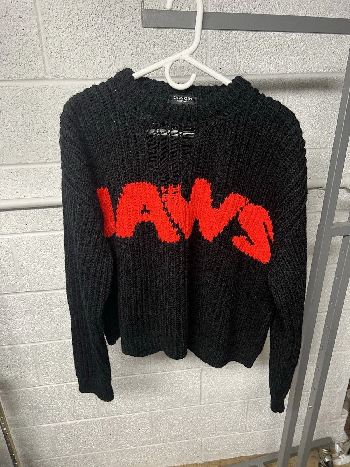 Raf Simons Calvin Klein 205W39NYC Jaws sweater