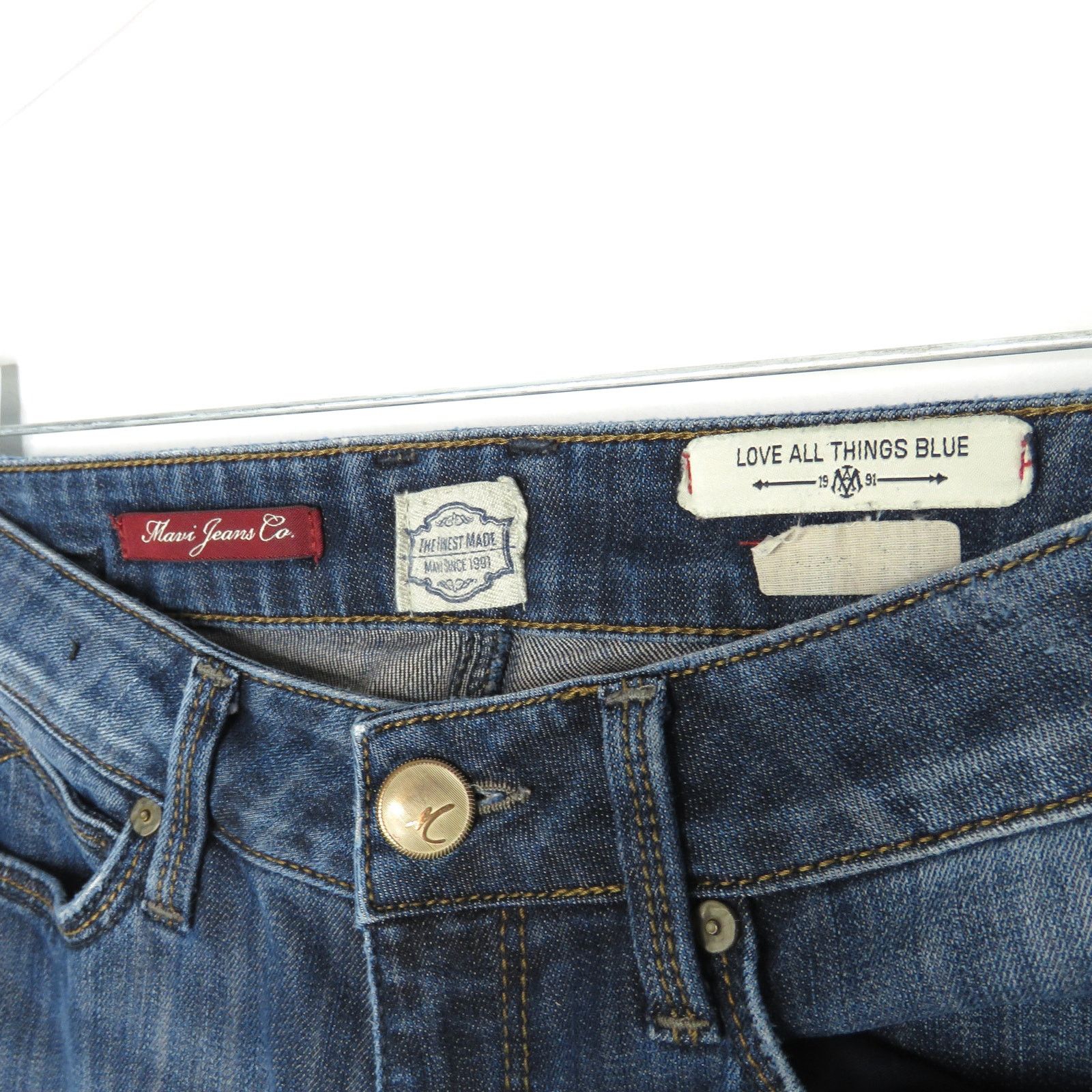 Mavi Mavi Alexa Skinny Jeans Distressed Mid Rise Jeans Size 26 Size 26" / US 2 / IT 38 - 4 Thumbnail