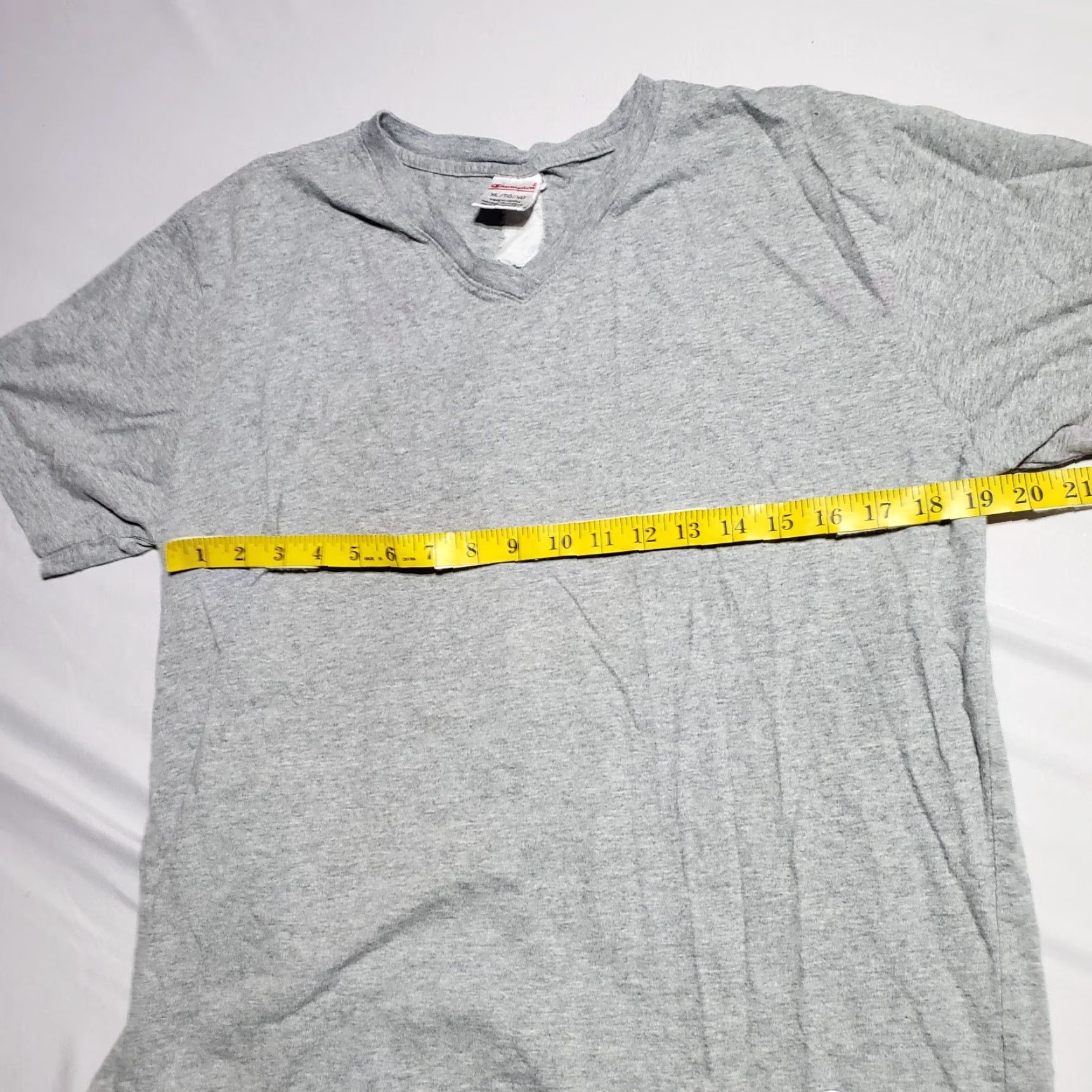 Champion Champion Solid Gray Tee T-Shirt Short Sleeve Crew Neck Adult Women's Size XL Size XL / US 12-14 / IT 48-50 - 4 Thumbnail