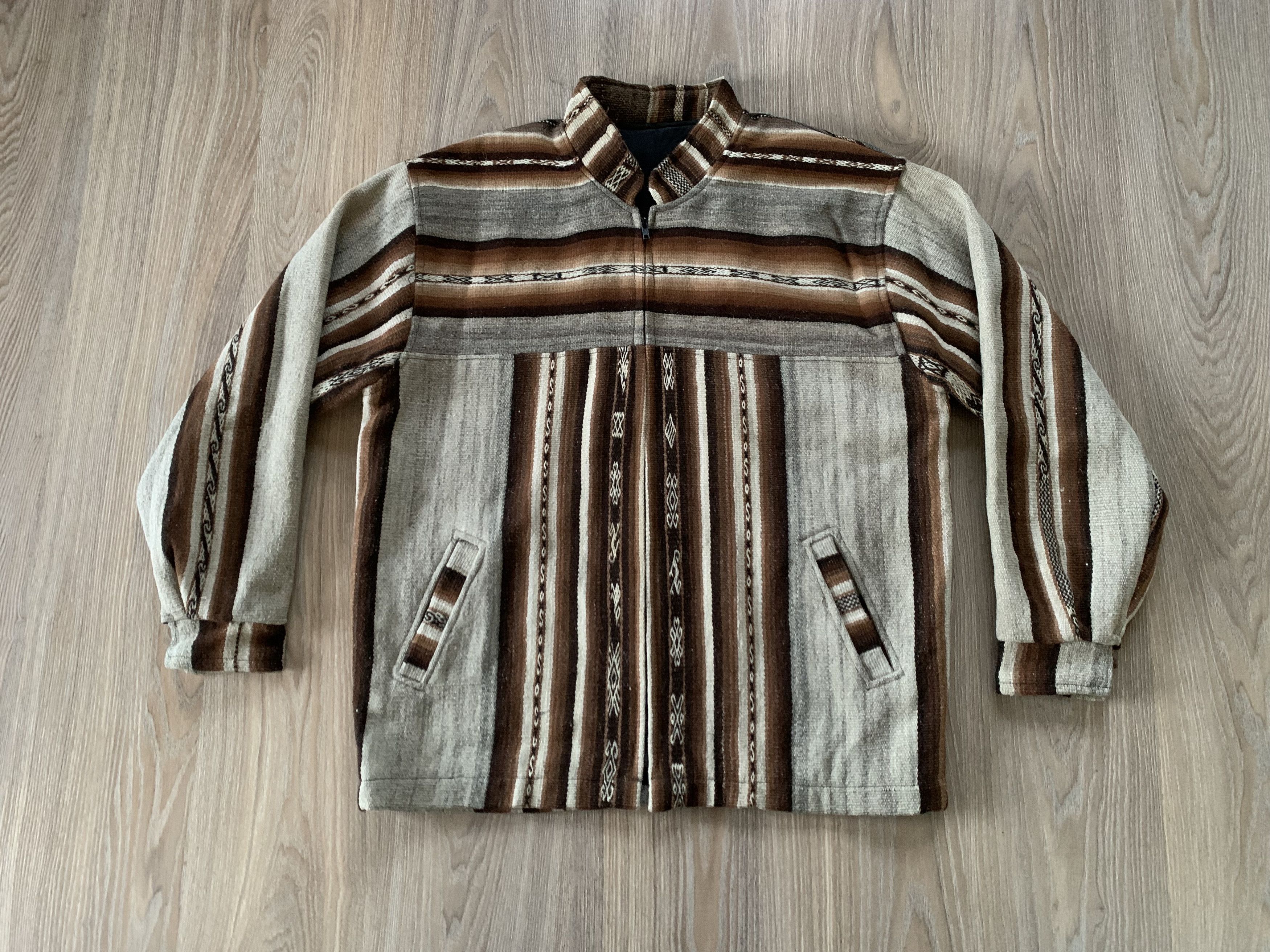 Handmade × Vintage Mens Vintage Tweed Handmade Jacket Size US L / EU 52-54 / 3 - 2 Thumbnail