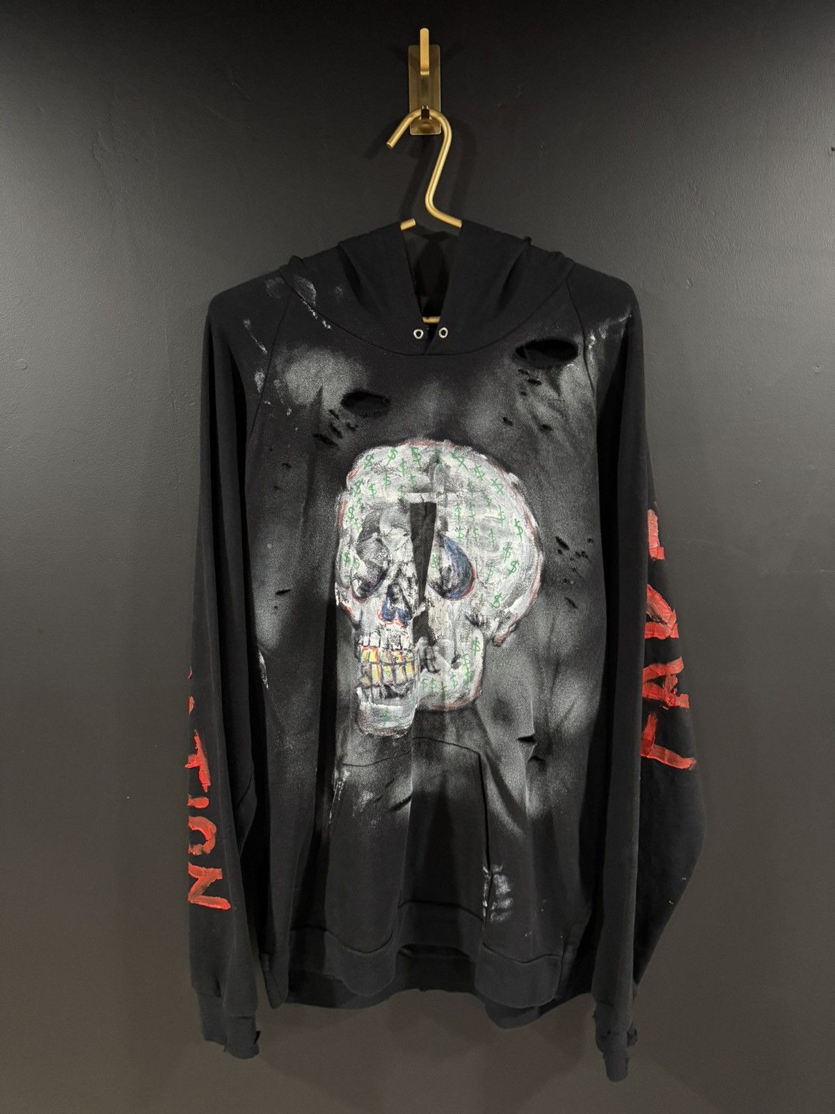 Other 2000s Y2K Vintage Custom Art Piece Graffiti Thrash Hoodie XL Size US XL / EU 56 / 4 - 2 Thumbnail