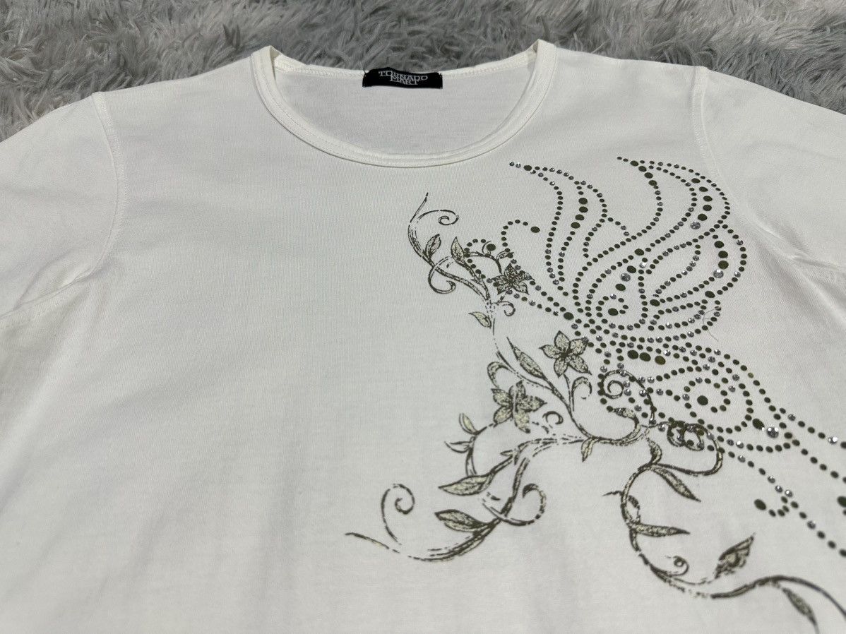 Tornado Mart 🔥Sick Y2K Tornado Mart Tribal Floral Shirt Ethnic Rhinestone Size US S / EU 44-46 / 1 - 1 Thumbnail