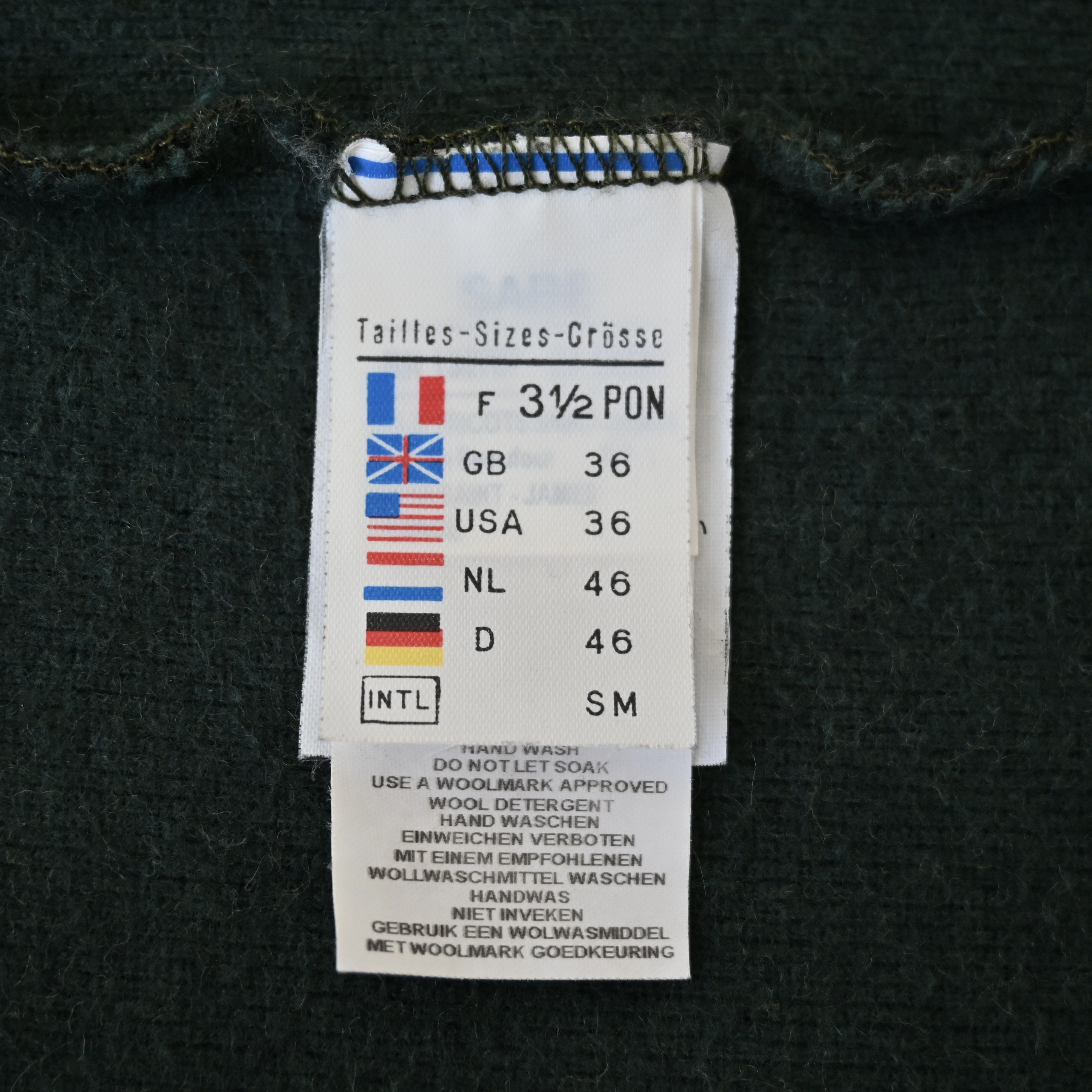 Saint James SAINT JAMES "double face" Breton sweater, forest, 3.5/SM Size S / US 4 / IT 40 - 10 Thumbnail