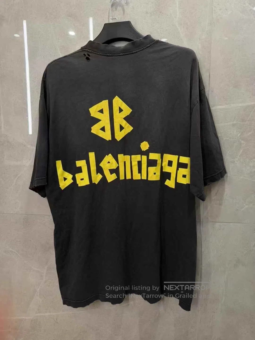 Balenciaga Balenciaga Tape Letter Print Short Sleeve T-Shirt| Size US L / EU 52-54 / 3 - 2 Thumbnail