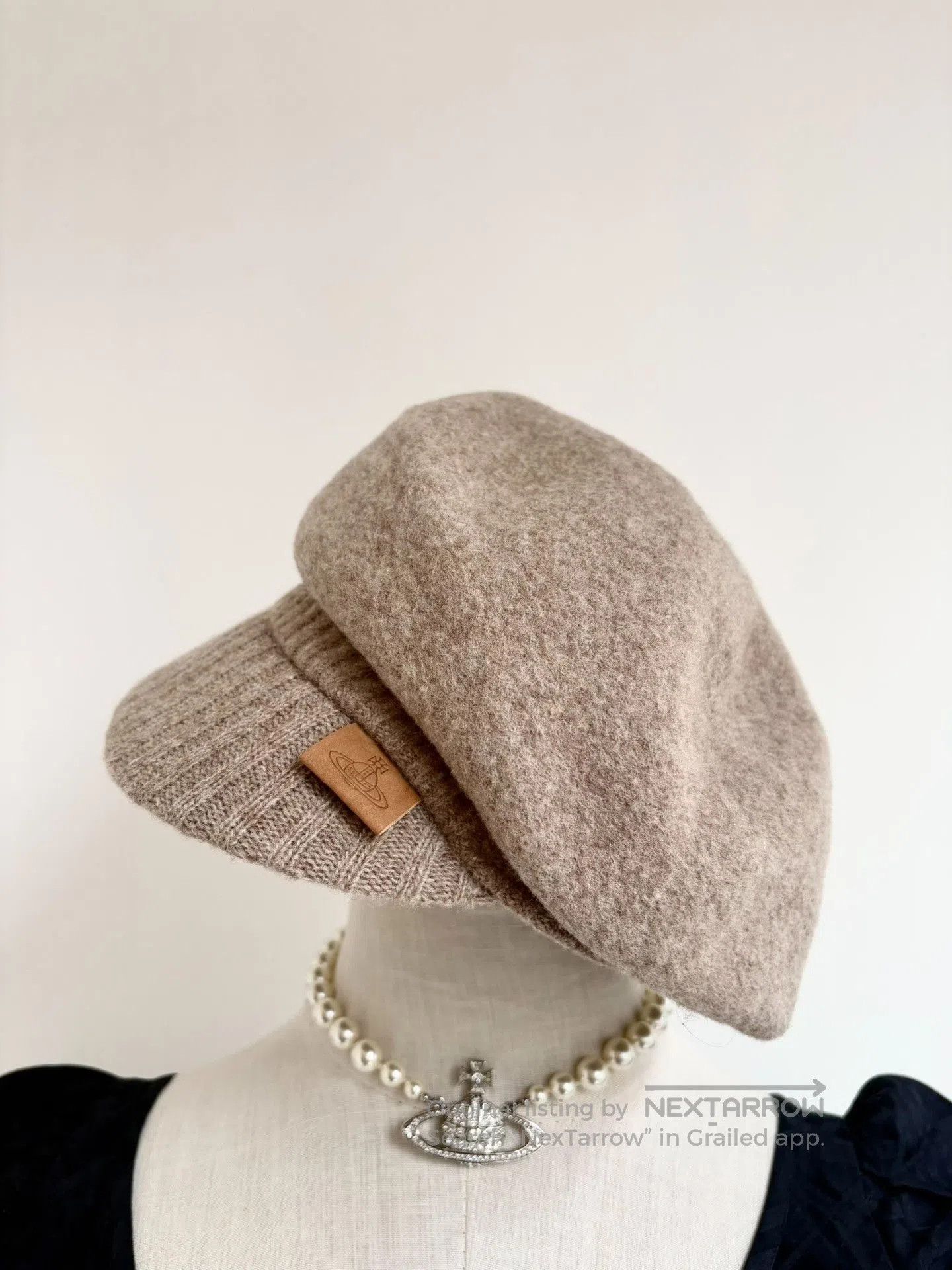 Vivienne Westwood Vivienne Westwood Vintage Beige Beret Cap. Size ONE SIZE - 1 Thumbnail