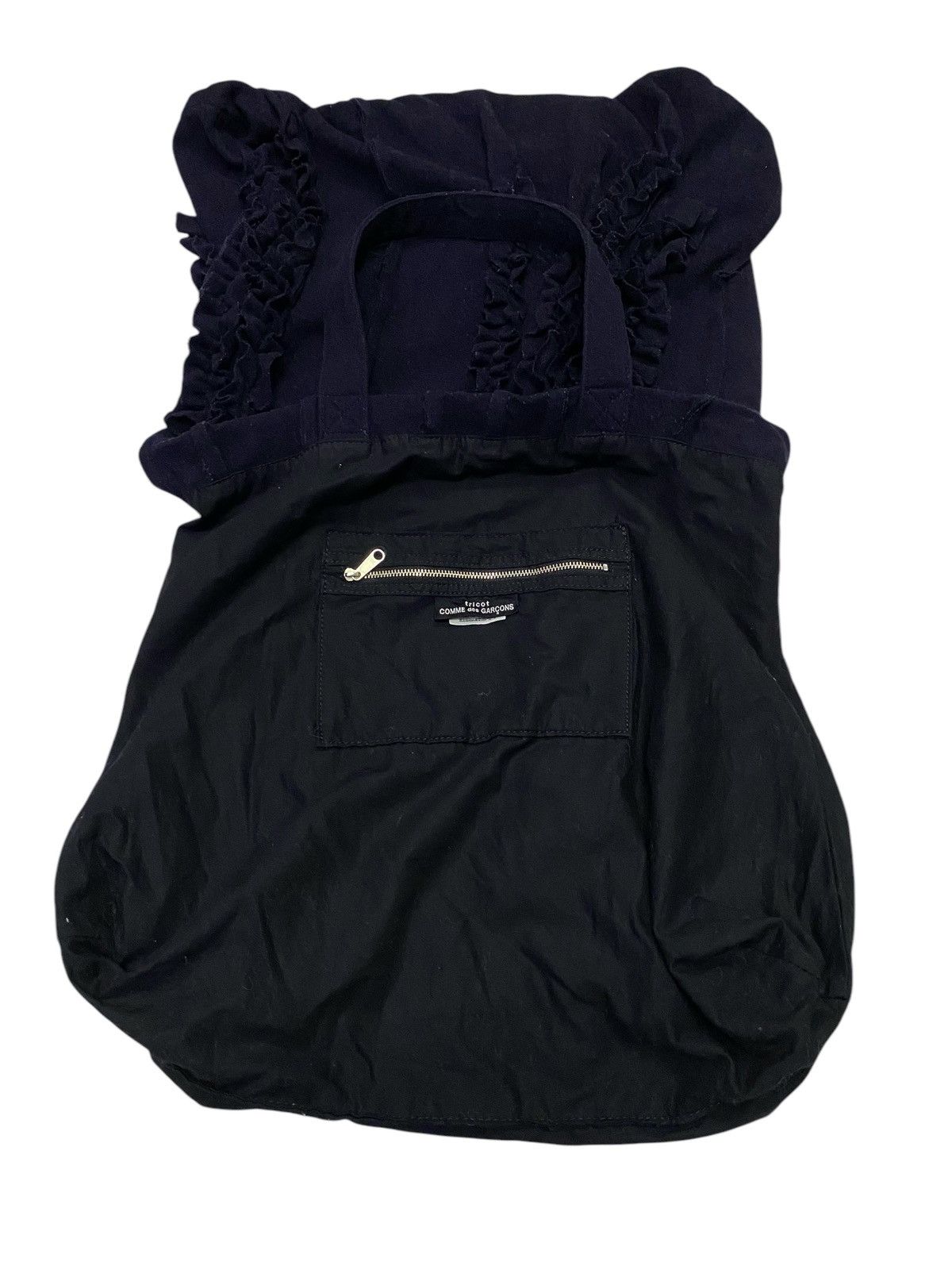 Comme des Garcons × Tricot Comme des Garcons Tricot Comme Des Garçons Wool Tote Bag Size ONE SIZE - 13 Thumbnail