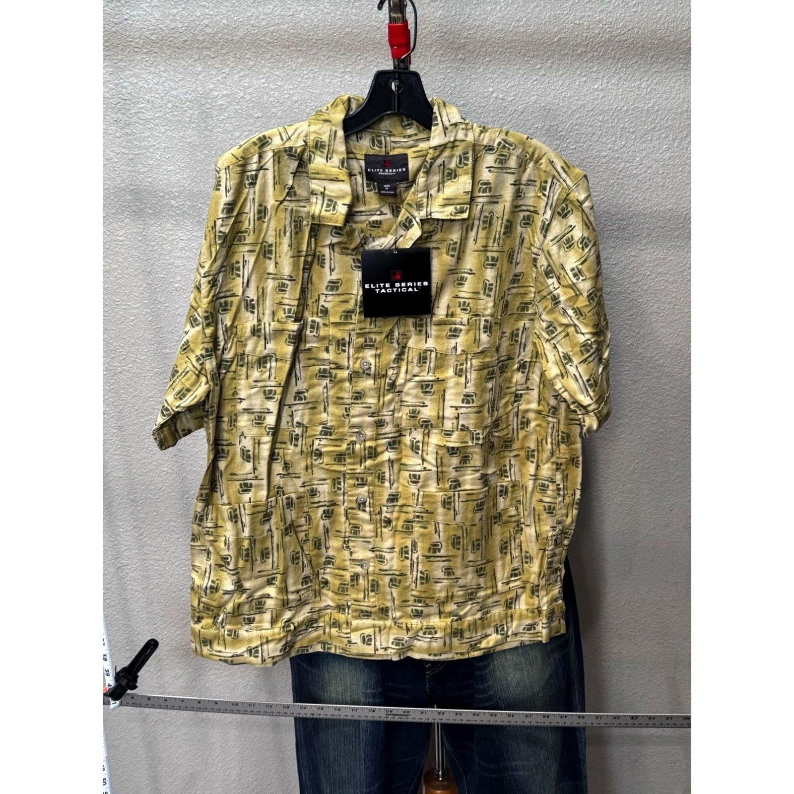 Vintage NWT Elite Series Tactical SHORT SLEEVE BUTTON UP SHIRT Medium M Size US M / EU 48-50 / 2 - 2 Thumbnail