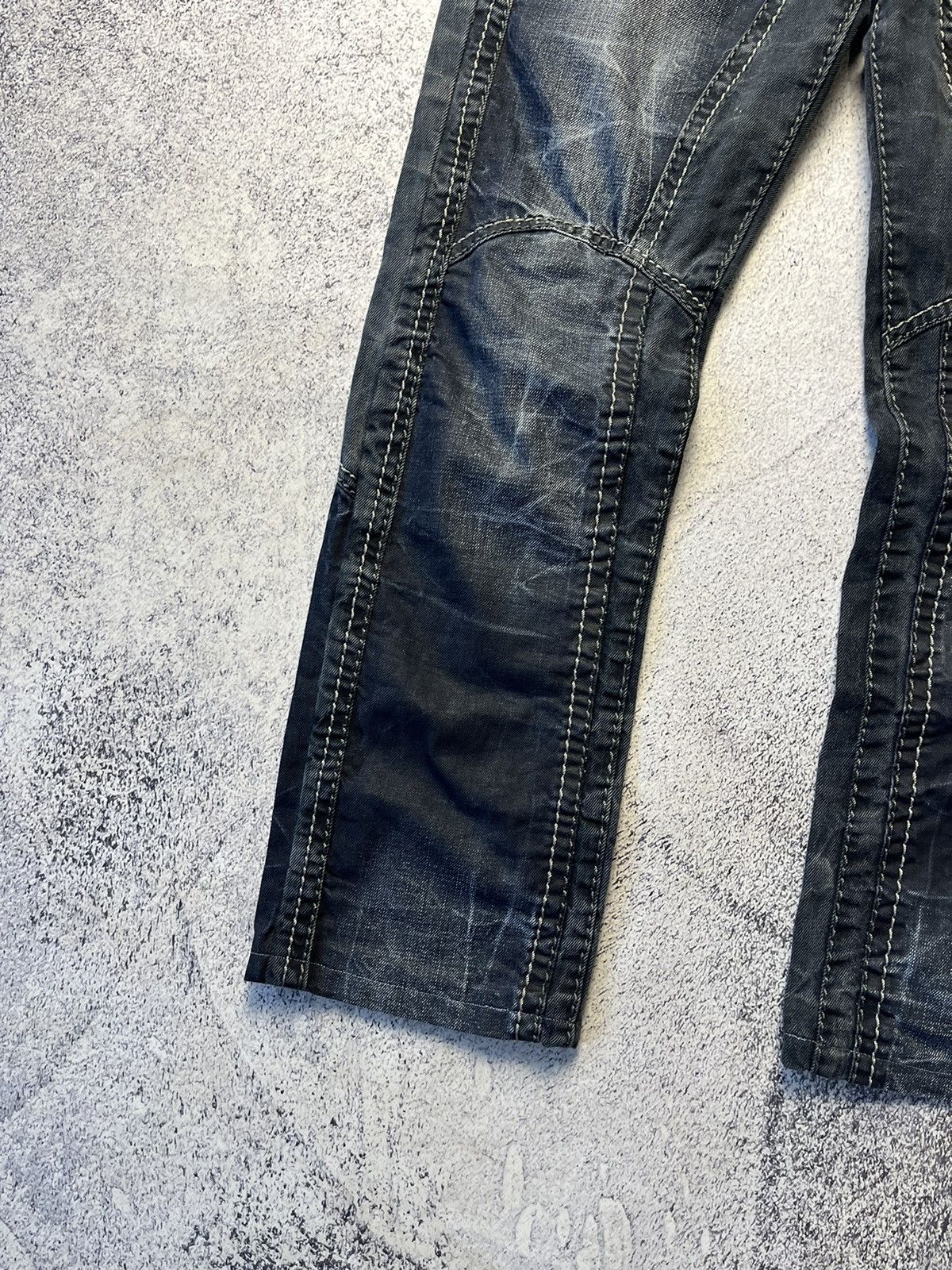 Japanese Brand 0Os VINTAGE Avant Garde Japanese Style Baggy Pants Y2K Size US 32 / EU 48 - 6 Thumbnail