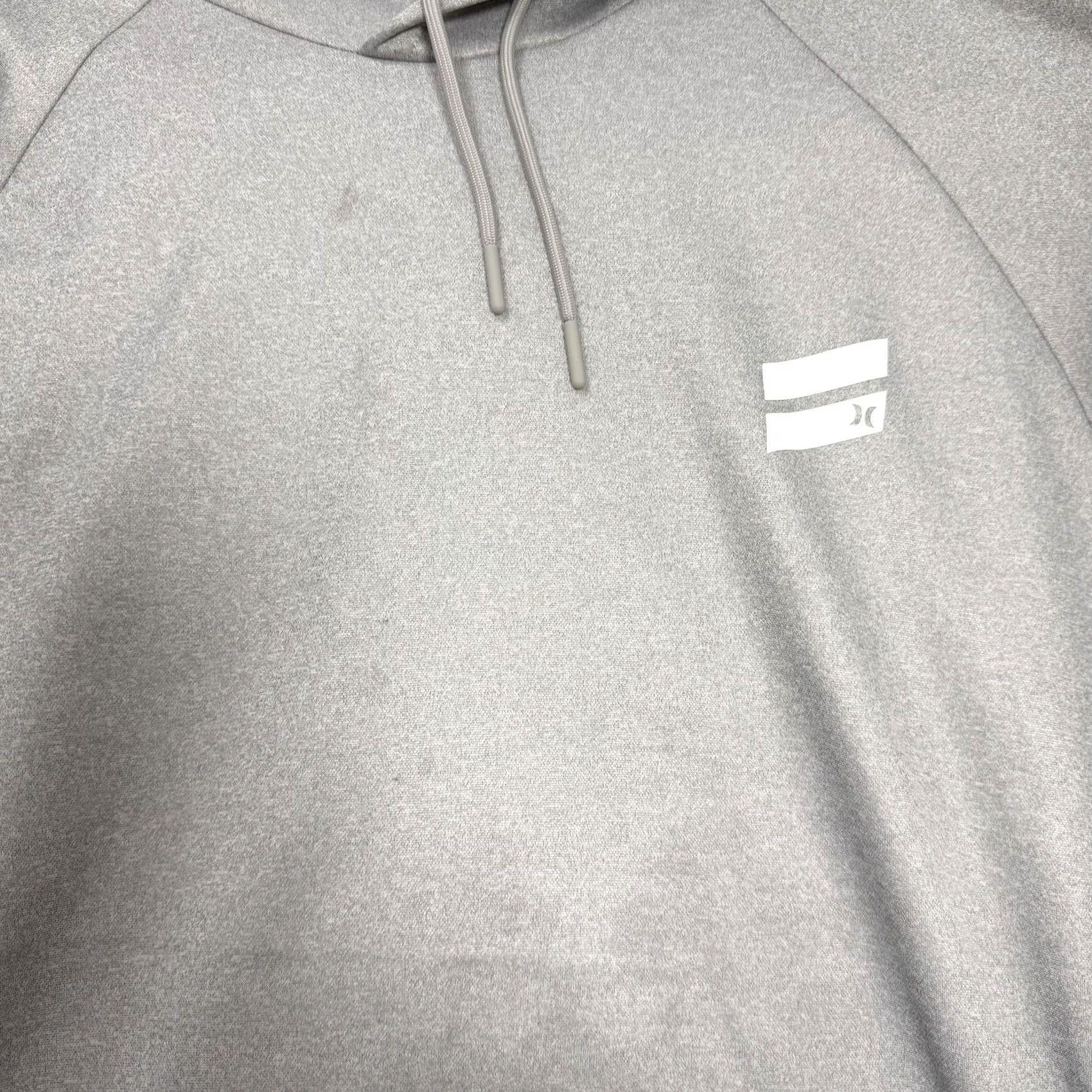 Hurley Hurley Hoodie Mens XL Gray Fleece Pullover Kangaroo Pocket Logo Sweatshirt Size US XL / EU 56 / 4 - 2 Thumbnail
