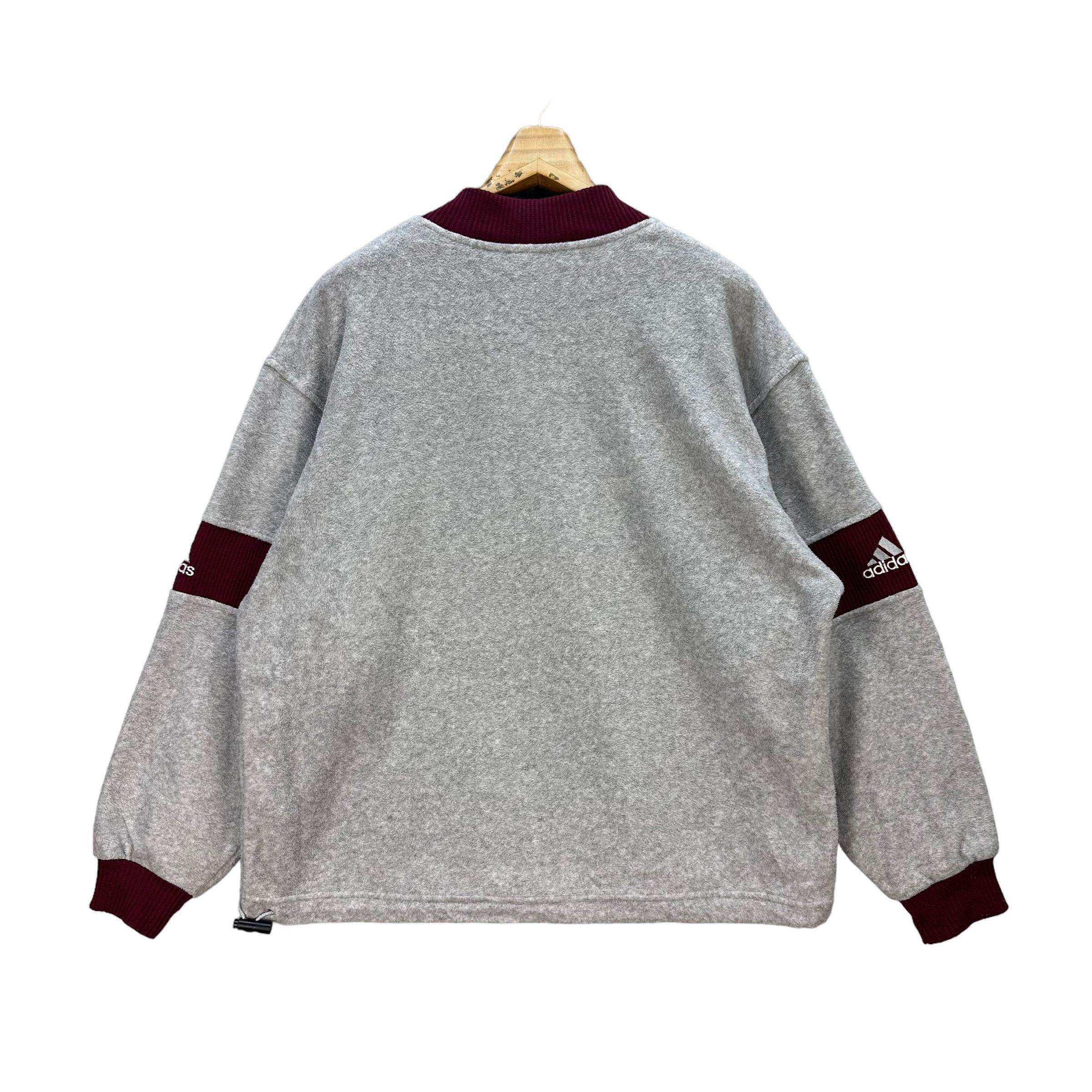 Adidas ADIDAS V NECK FLEECE JUMPER #7652-161 Size US M / EU 48-50 / 2 - 12 Thumbnail