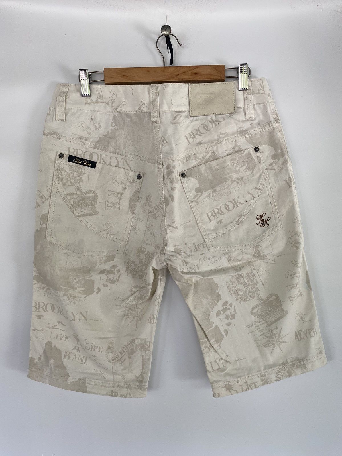 Japanese Brand × Karl Kani Karl Kani Printed Brooklyn Short Pants Size US 34 / EU 50 - 2 Thumbnail