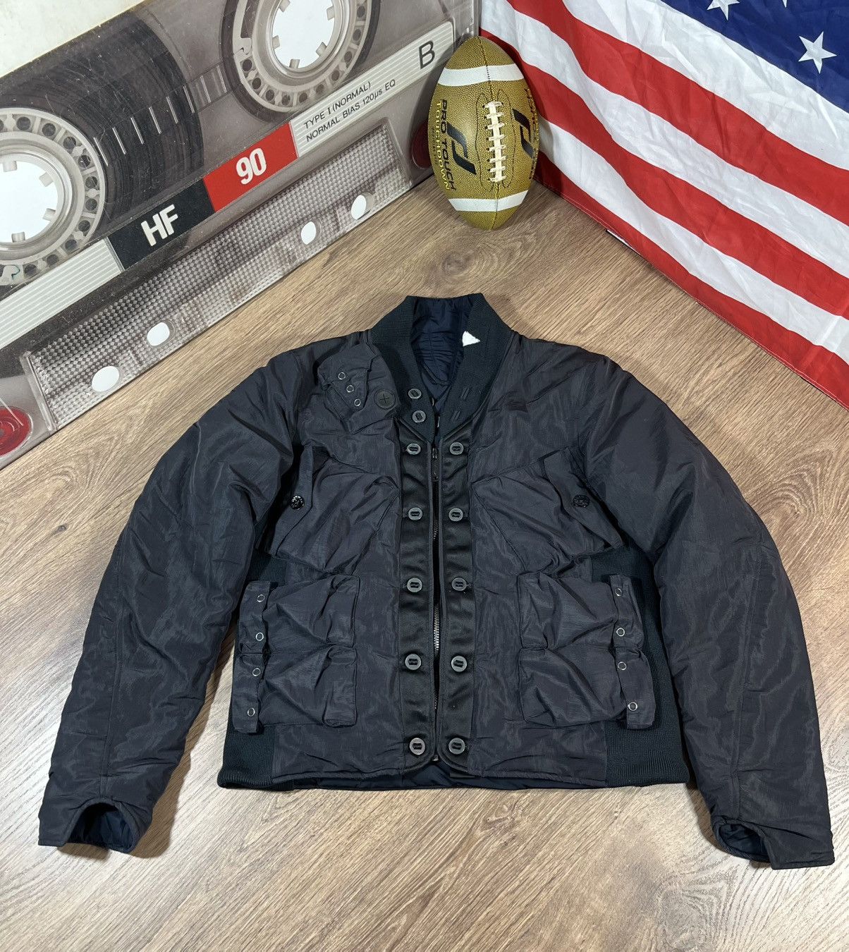 DENHAM × Japanese Brand Denham Seditionaries Japanese Style Padded Bomber Jacket Size US L / EU 52-54 / 3 - 1 Thumbnail