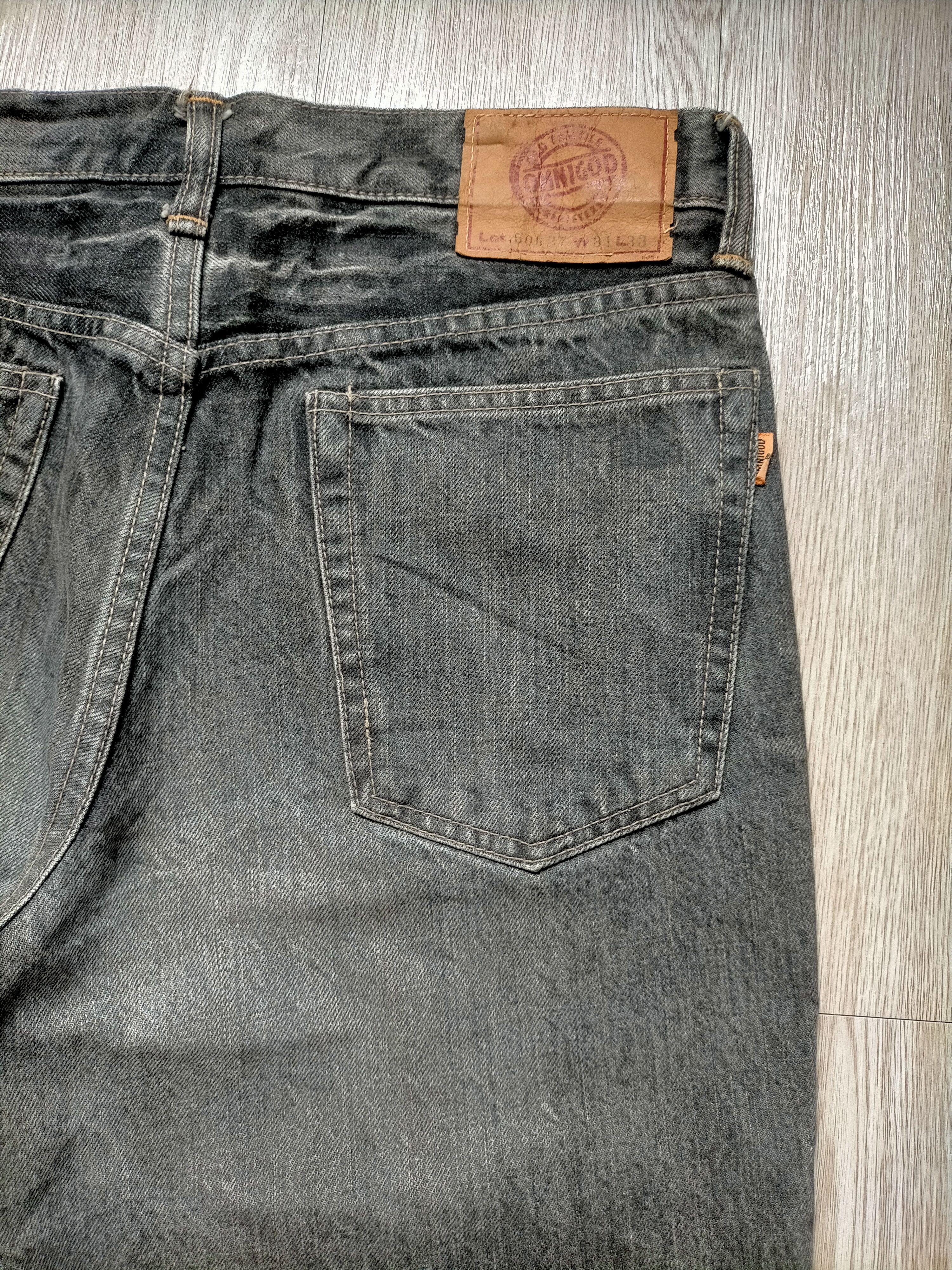 OMNIGOD OMNIGOD Japanese Flare Jeans Boot cut black Denim Size US 31 - 13 Thumbnail