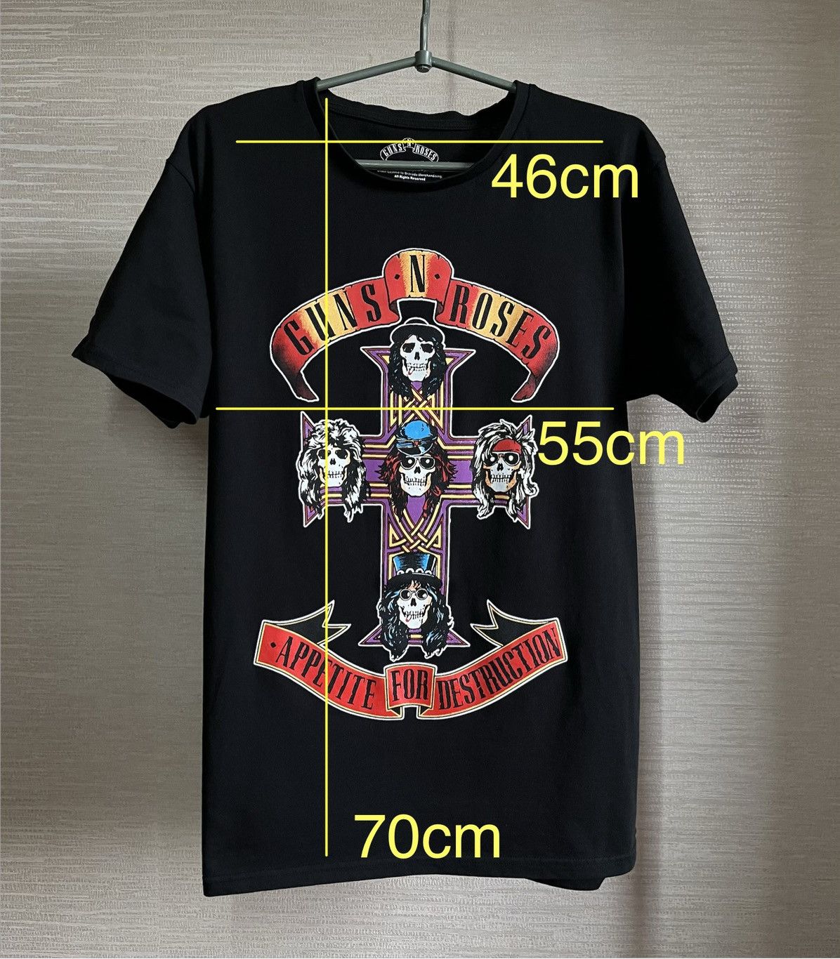 Other Guns N Roses Men’s Band T-Shirt Merch Size US L / EU 52-54 / 3 - 9 Thumbnail