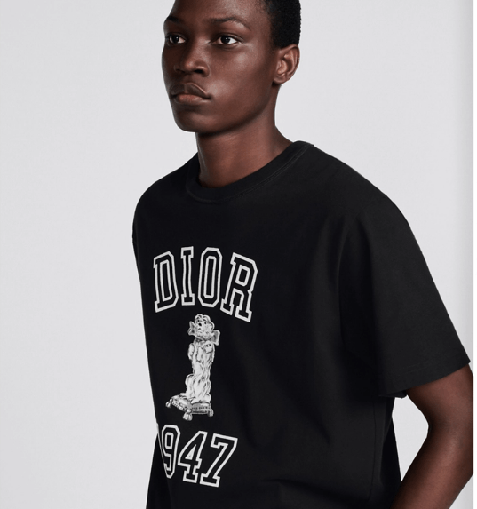 Dior o1w1db10525 483J63 Relaxed-Fit Bobby T-Shirt in Black Size US L / EU 52-54 / 3 - 7 Thumbnail
