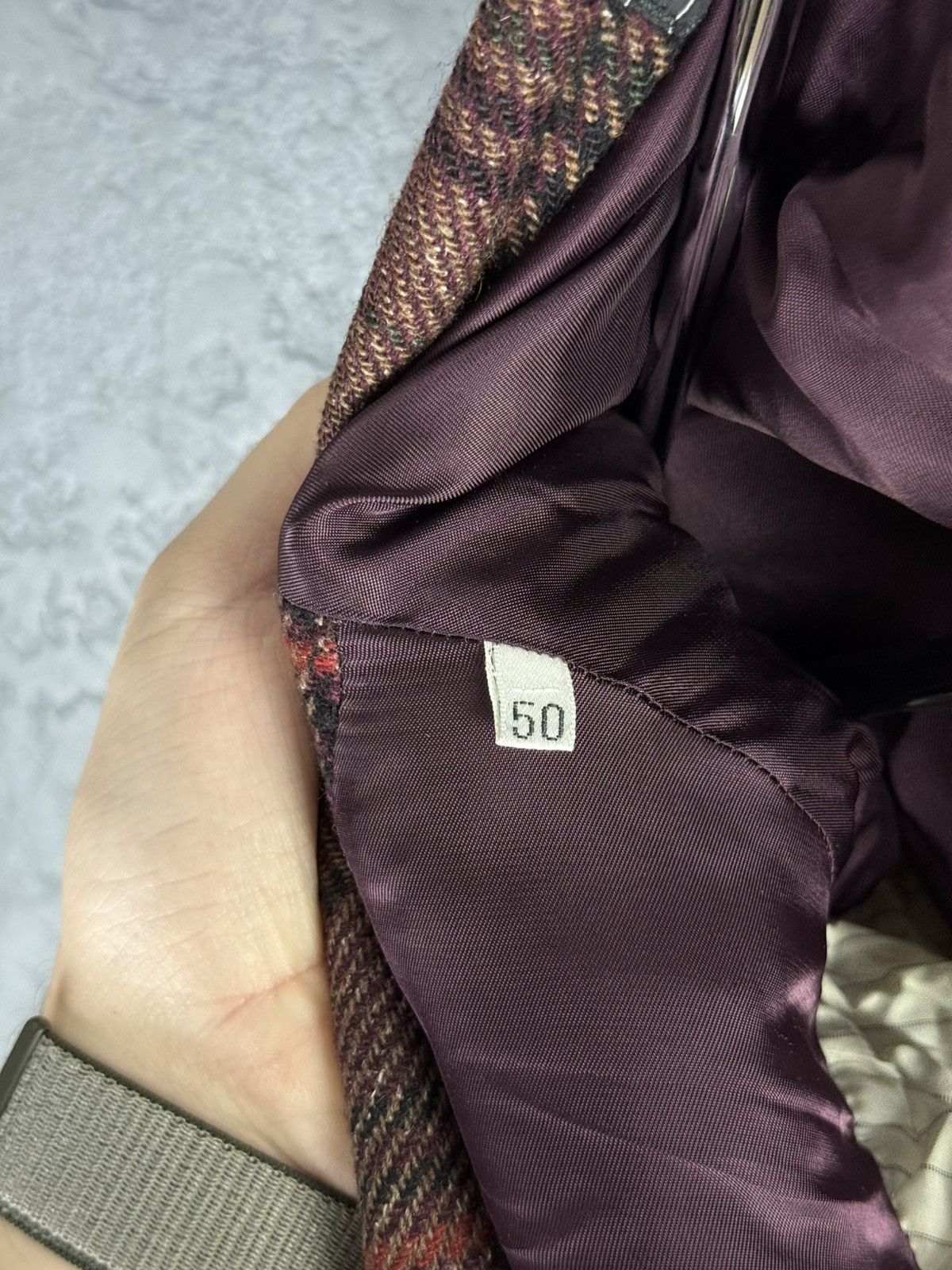 Versace Vintage Gianni Versace 80s-90s Double Breasted Blazer Wool Size 50R - 14 Thumbnail