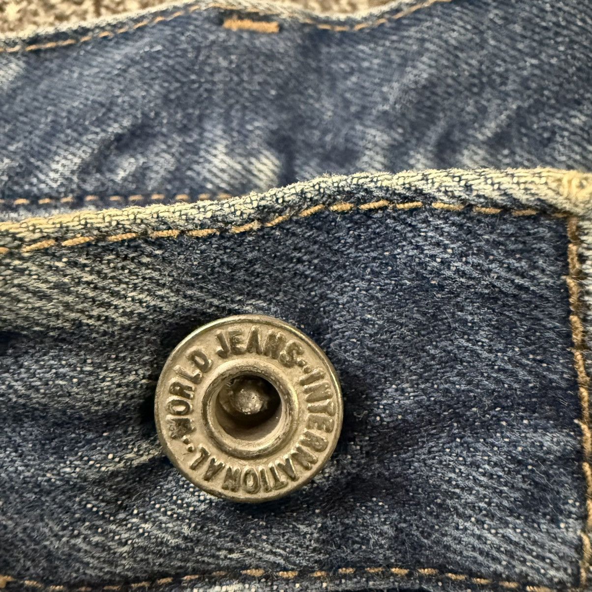 Warehouse 🔥🇯🇵 Vintage Japanese Denim Warehouse Distressed Jeans Size US 33 - 15 Thumbnail