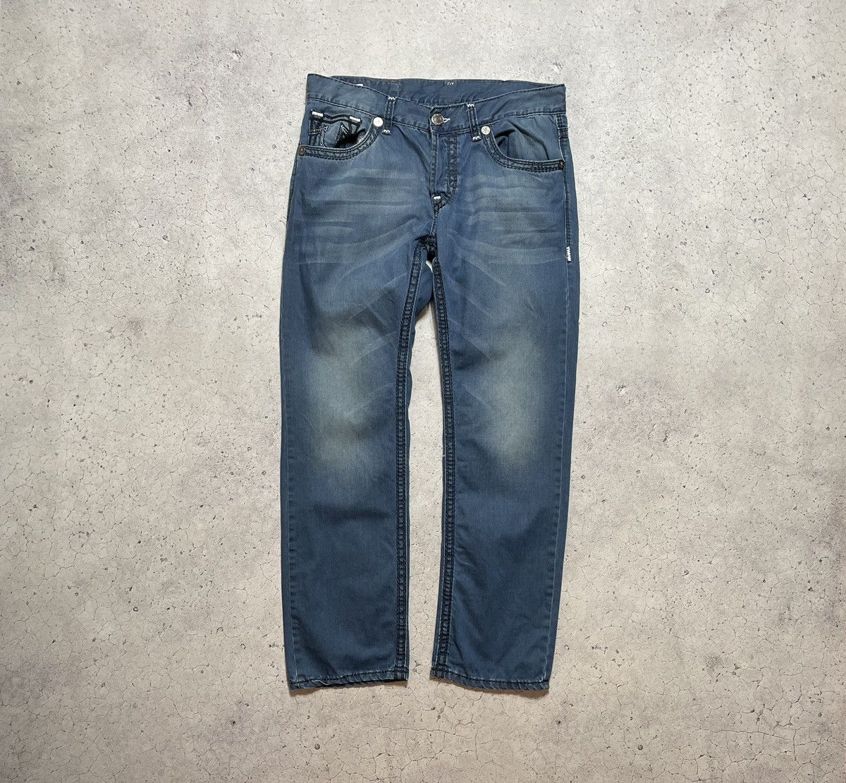 True Religion Vintage Baggy Jeans Denim True Religion Y2K Made In Usa Size US 36 / EU 52 - 2 Thumbnail