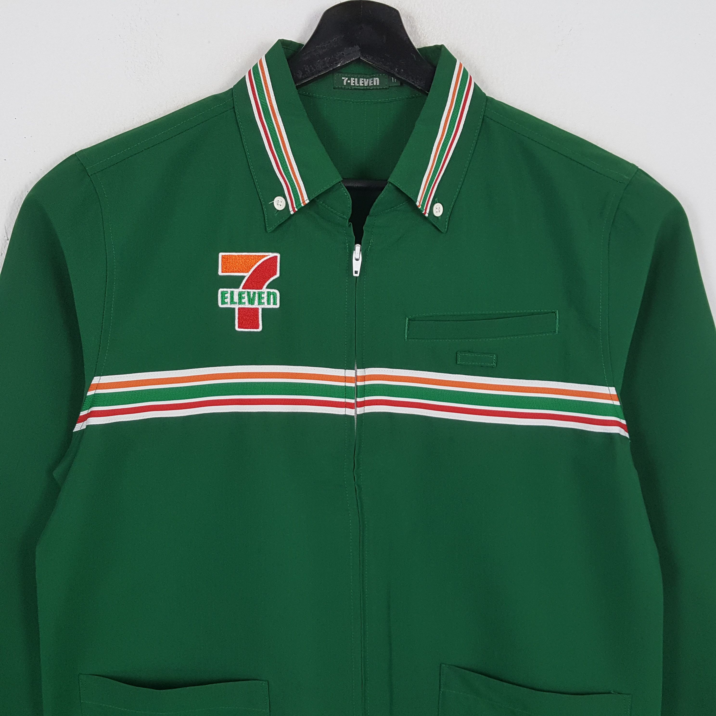 Vintage 7 ELEVEn Japanese Workers Uniform Jacket Size US S / EU 44-46 / 1 - 2 Thumbnail