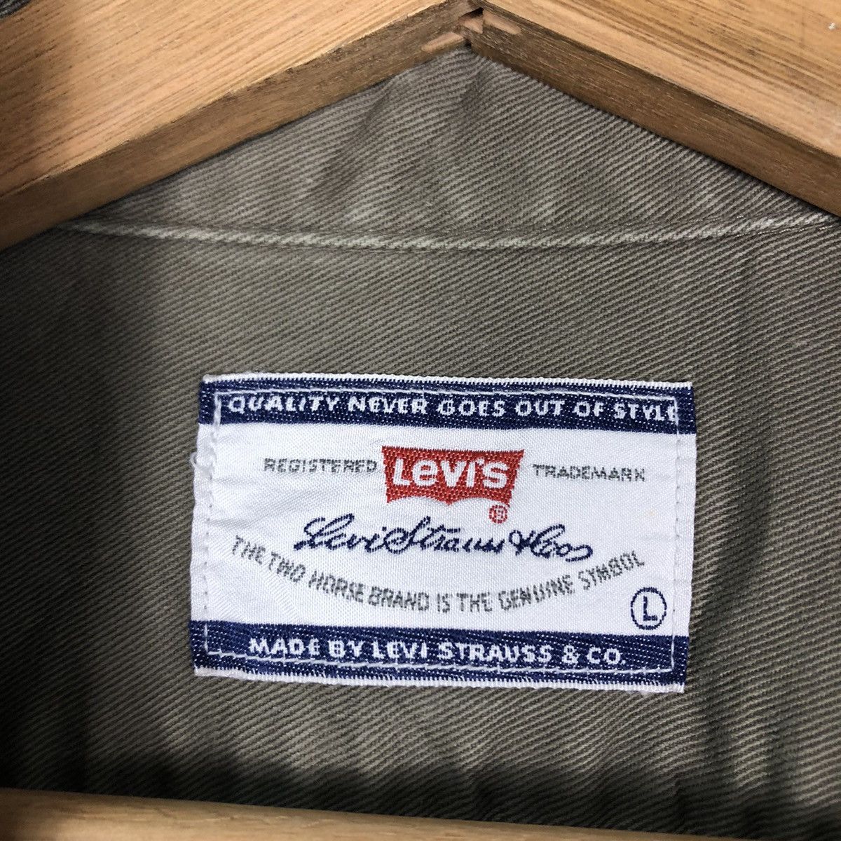 Levi's 🔥Vintage Levi’s Shirr Jacket Button Size US L / EU 52-54 / 3 - 19 Thumbnail