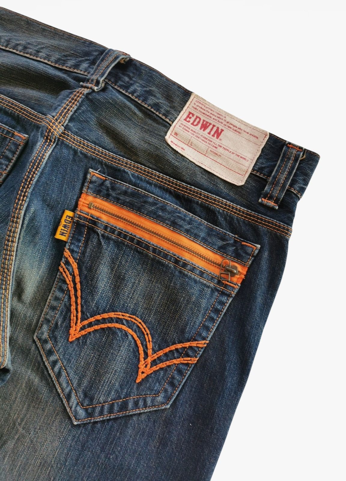 Edwin Vintage Edwin 403 XVS Earthy Mud Wash Loose Denim Jean Size US 36 / EU 52 - 7 Thumbnail