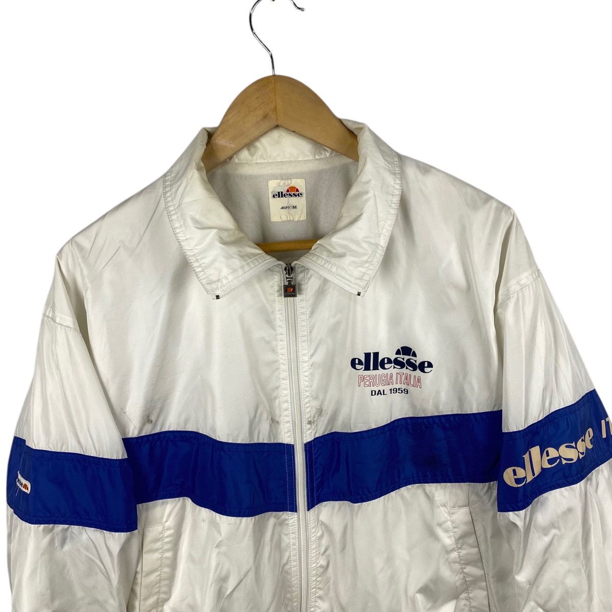 Ellesse × Japanese Brand × Vintage 💥90s ELLESSE ZIPPER TRAINER SPORT JACKET Size M / US 6-8 / IT 42-44 - 4 Thumbnail