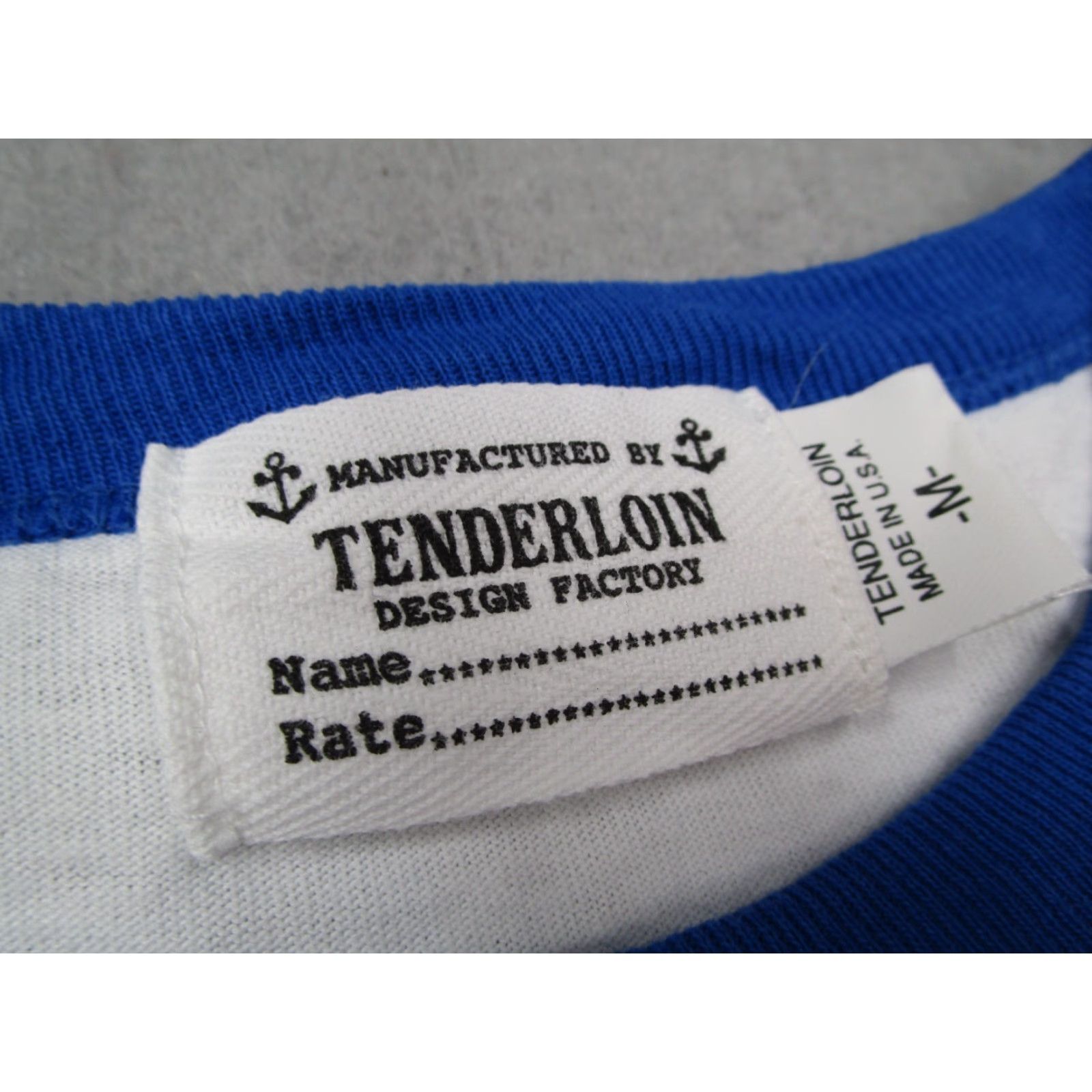 Tenderloin VINTAGE Tenderloin Men's T-Shirt Short Sleeve Crew Neck Cotton Graphic Logo 90s Retro White M Size US M / EU 48-50 / 2 - 3 Thumbnail