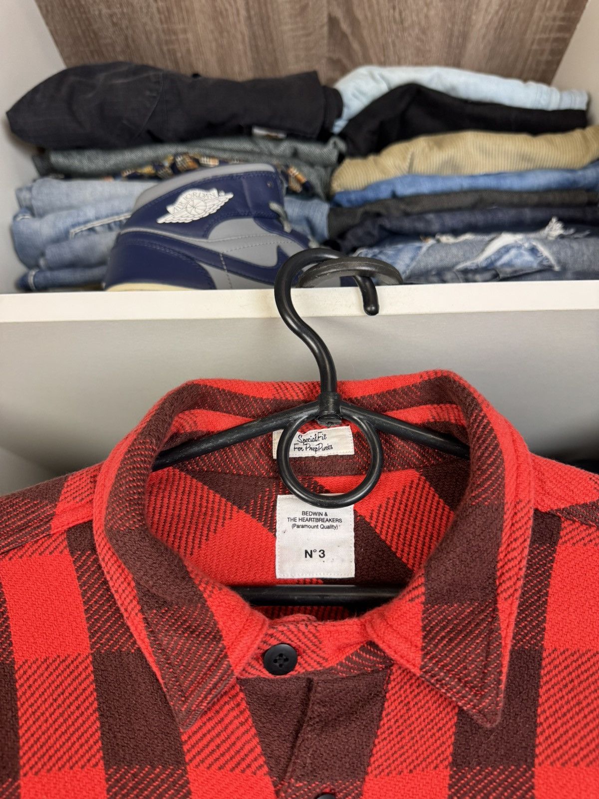 Bedwin & The Heartbreakers Bedwin The Heartbreakers Rogers Buffalo Check Flannel Shirt Size US L / EU 52-54 / 3 - 3 Thumbnail